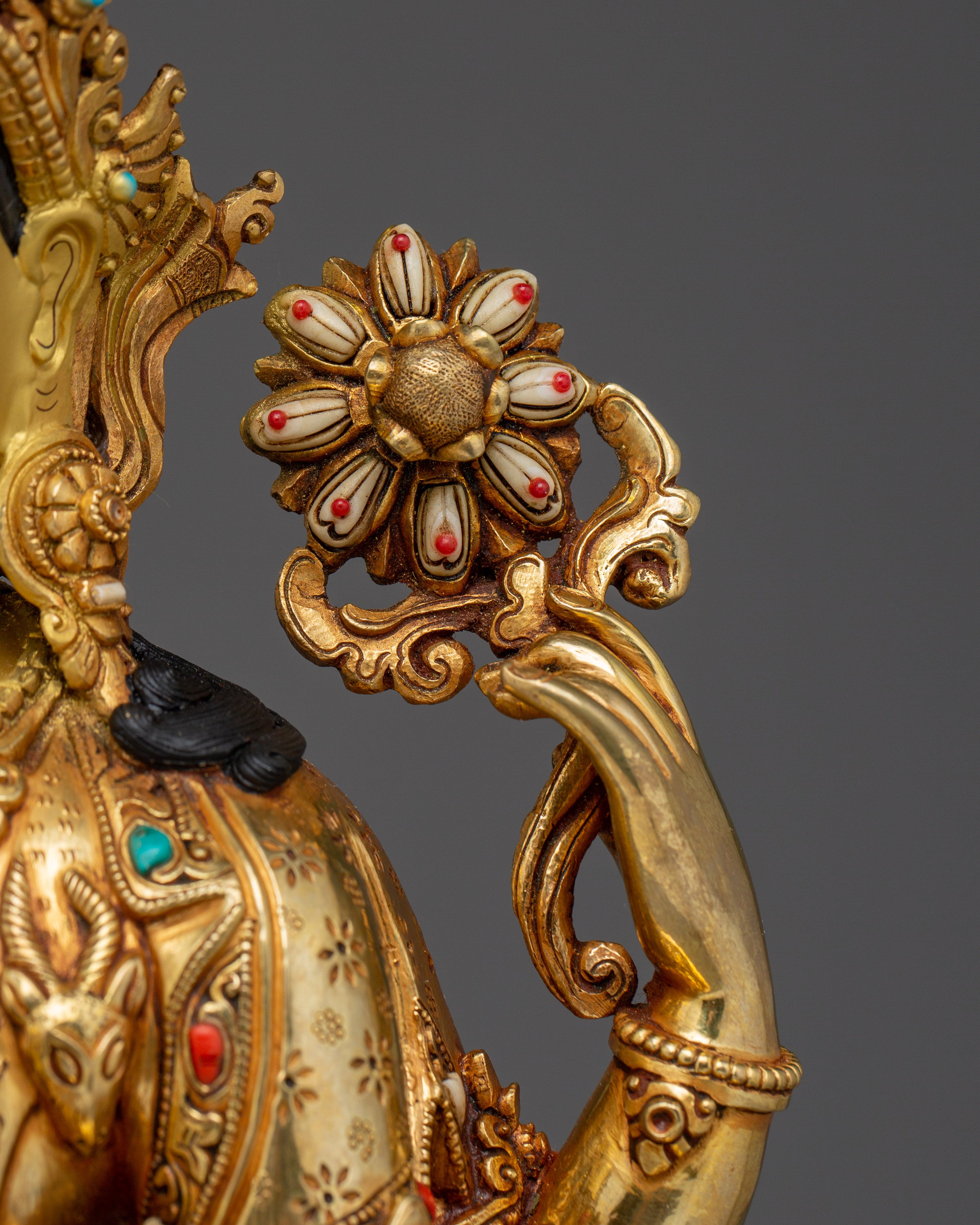 Enlightened Five Bodhisattvas Set | Handmade Nepali Statues