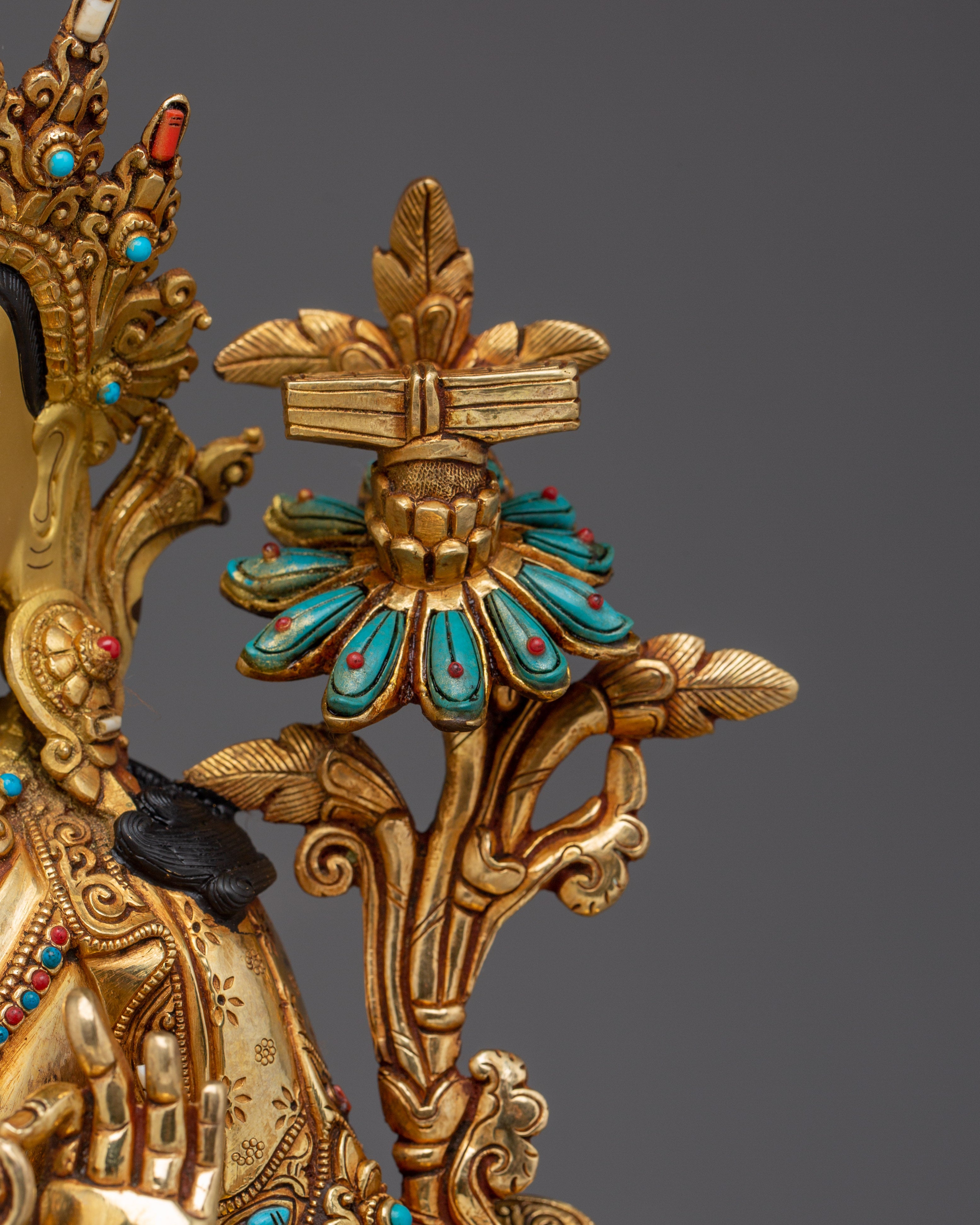 Bodhisattva Golden Manjushri Artwork | Symbol of Wisdom