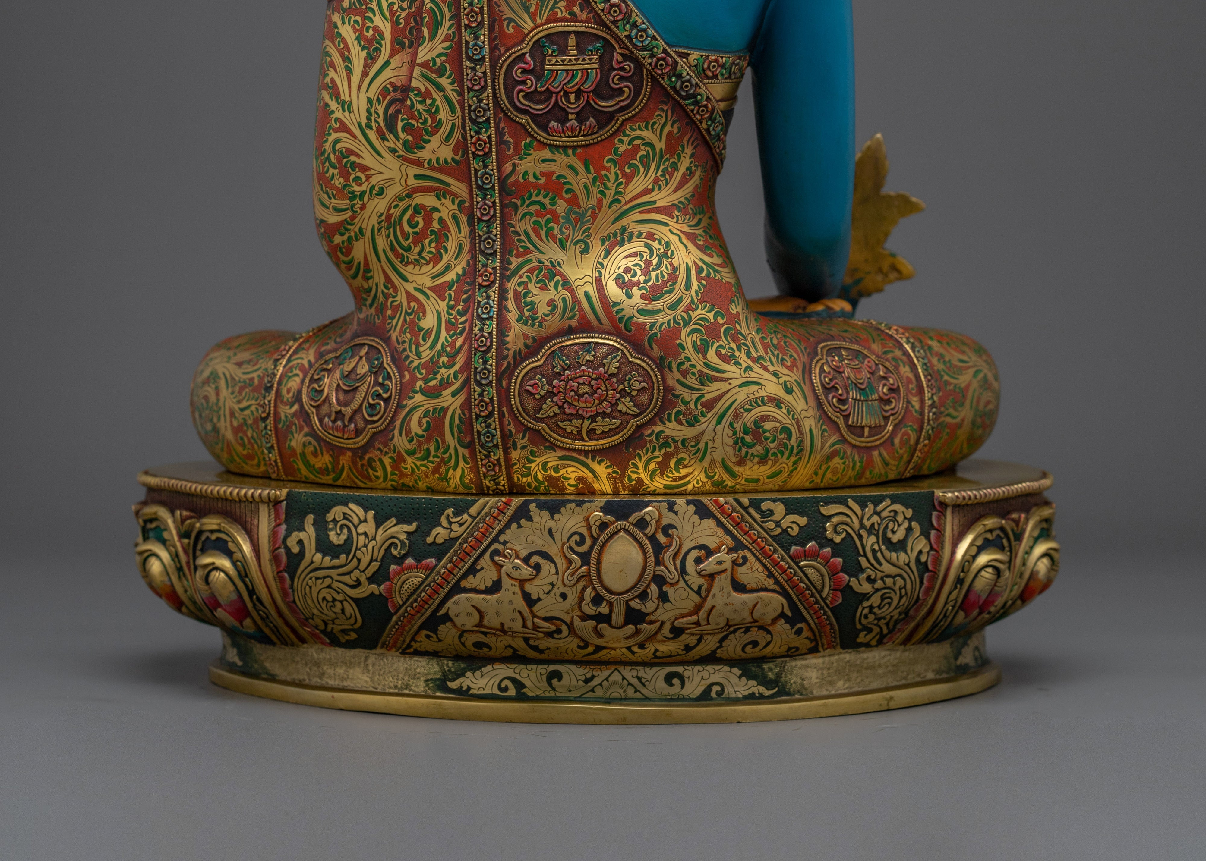 Handmade Medicine Buddha Statue: The Supreme Healer