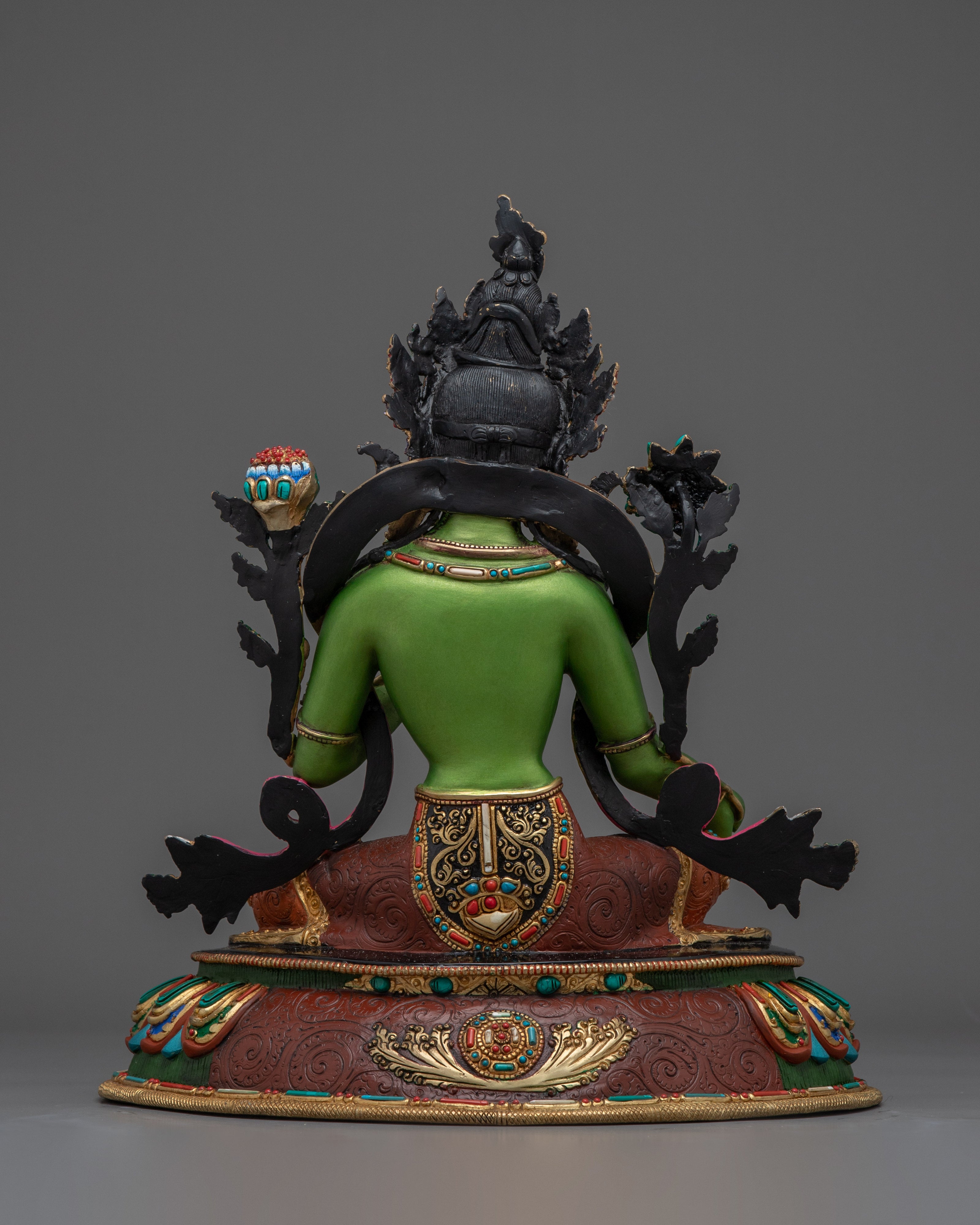 Handmade Green Tara Art | Swift Liberator Goddess
