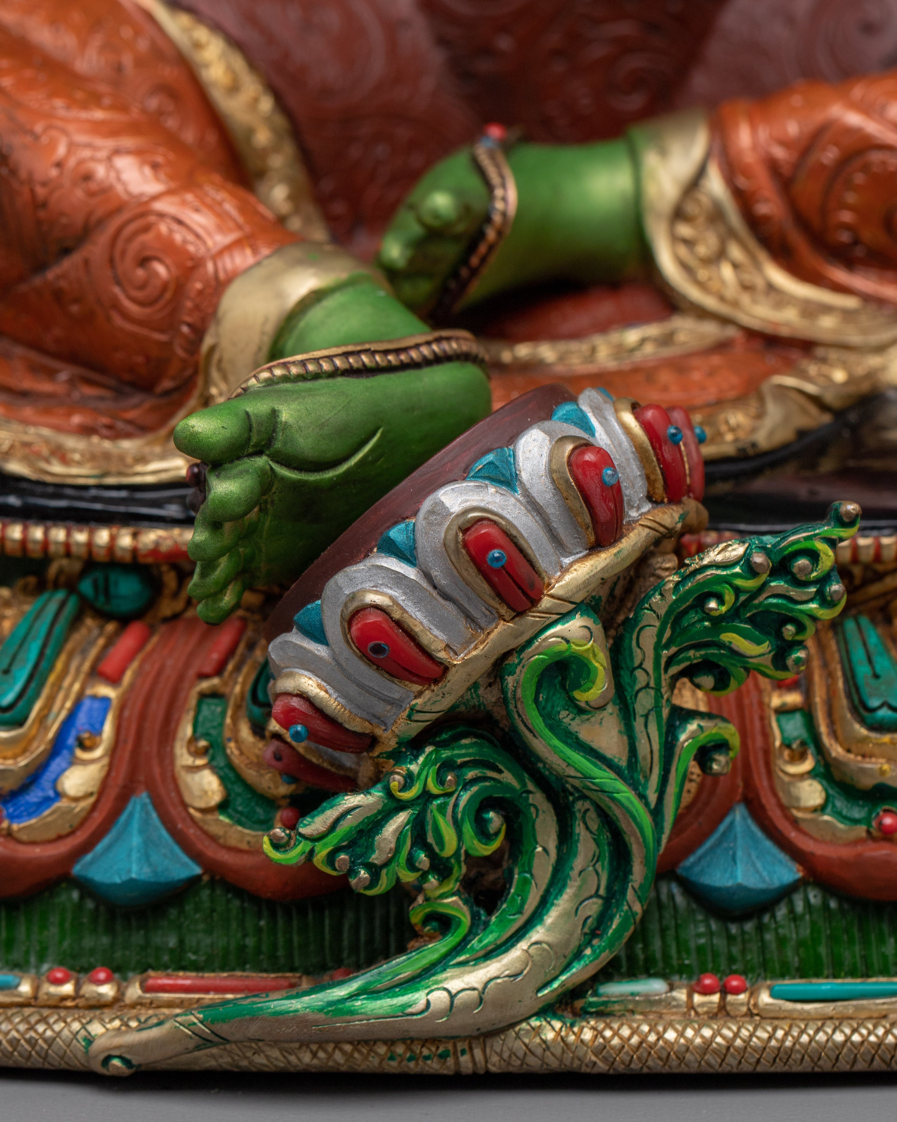 Handmade Green Tara Art | Swift Liberator Goddess