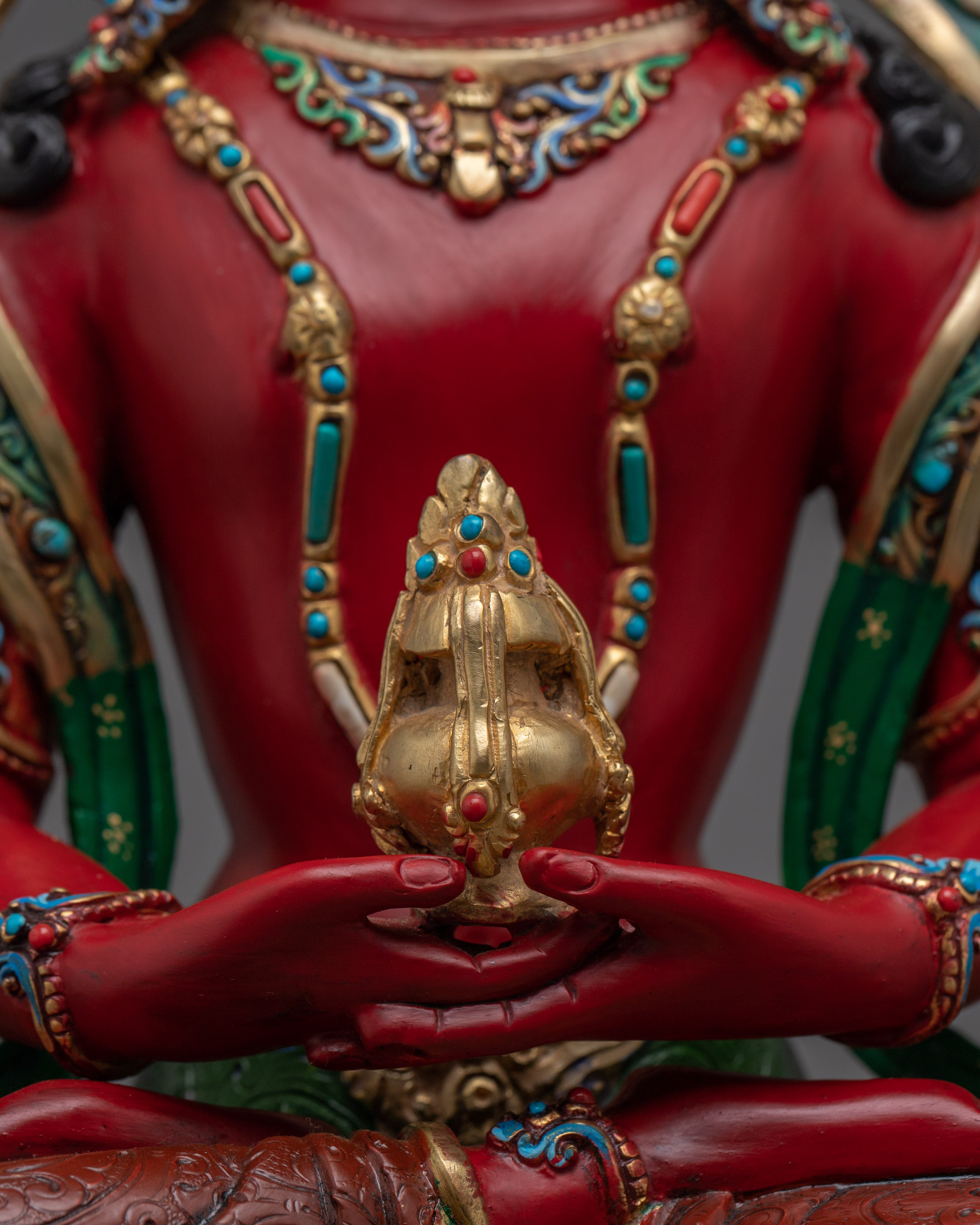 Amitayus Artwork, Buddha of Life | Handcrafted Tibetan Sculpture