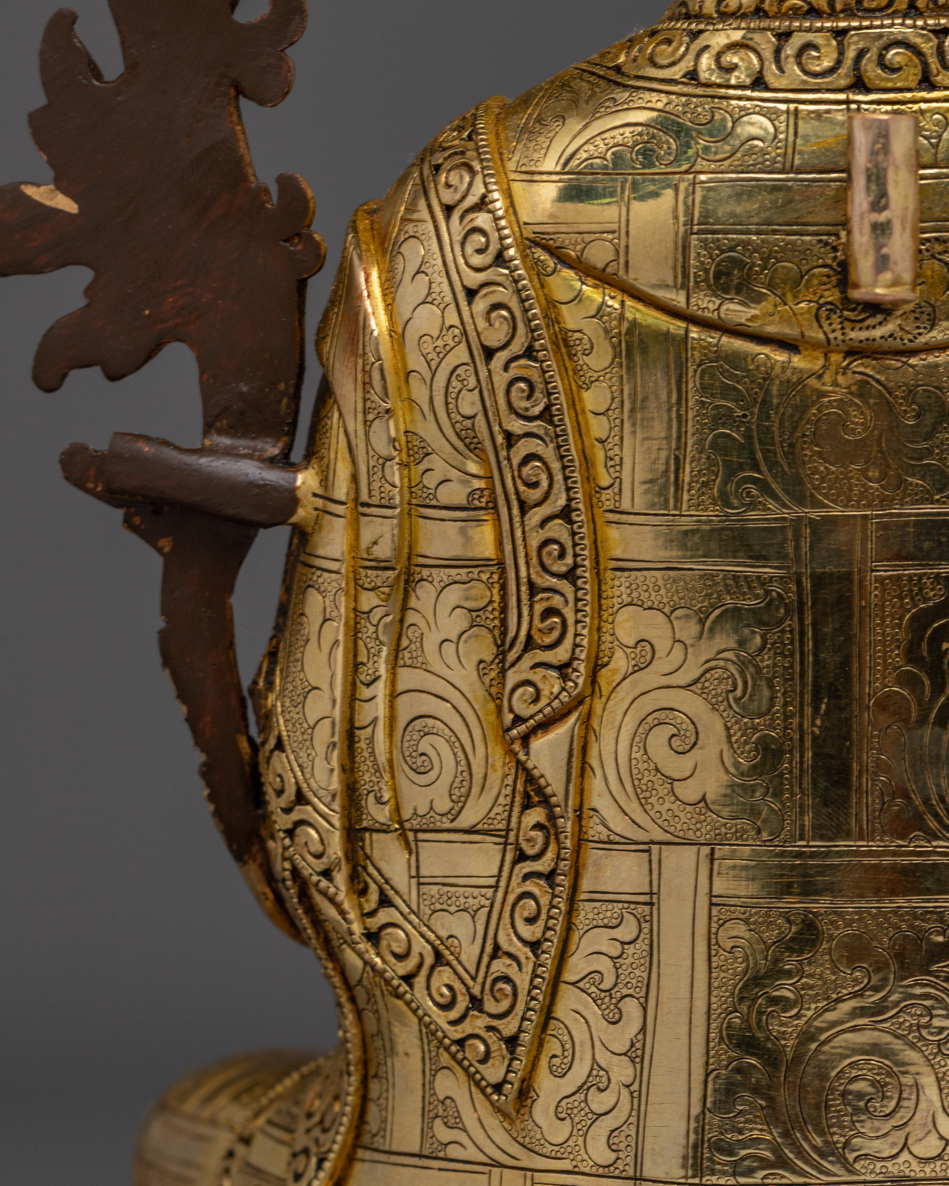 Radiant Tshongkhapa Statue Set
