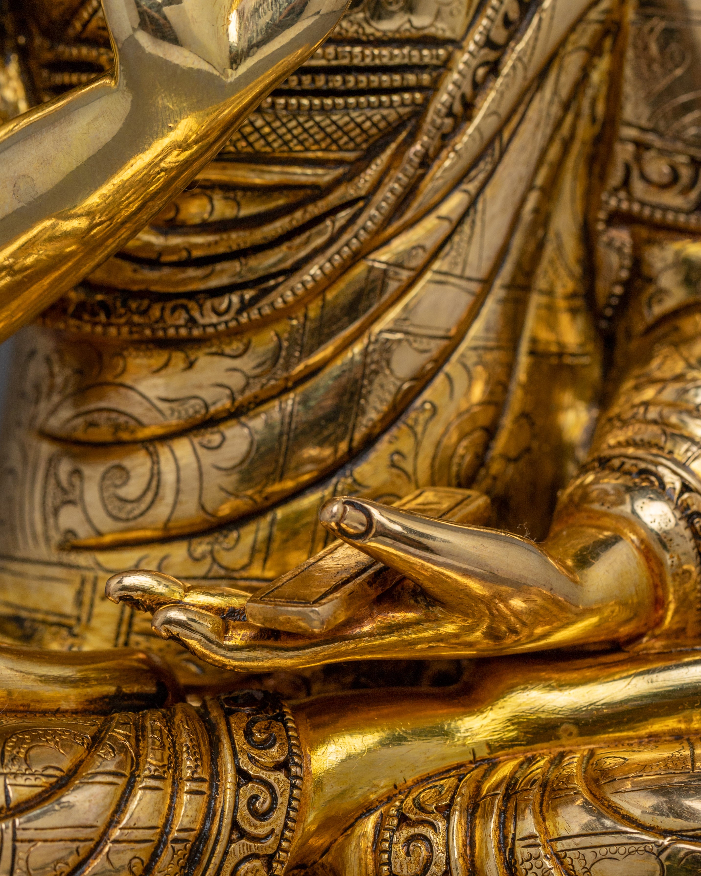 Radiant Tshongkhapa Statue Set