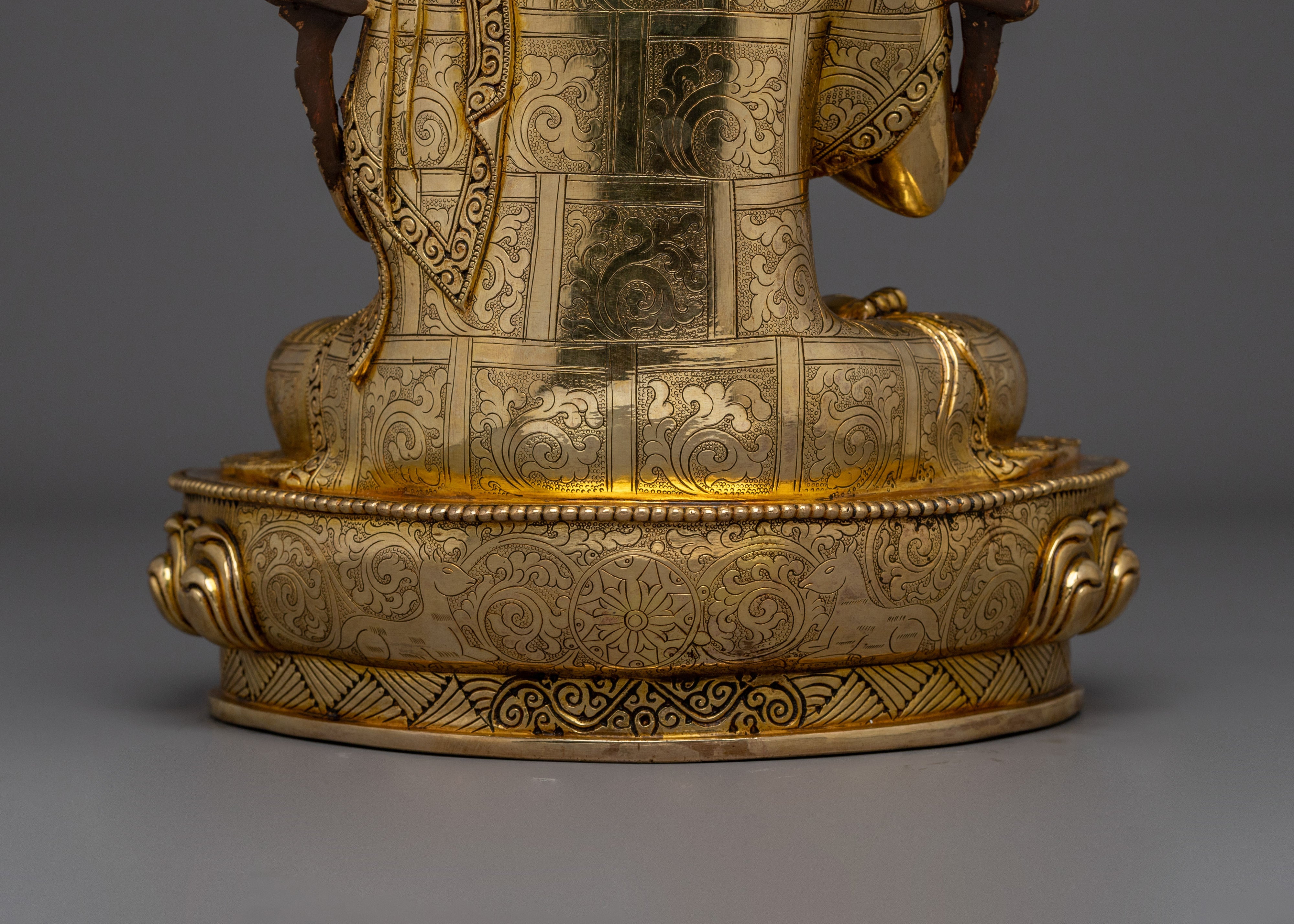 Radiant Tshongkhapa Statue Set