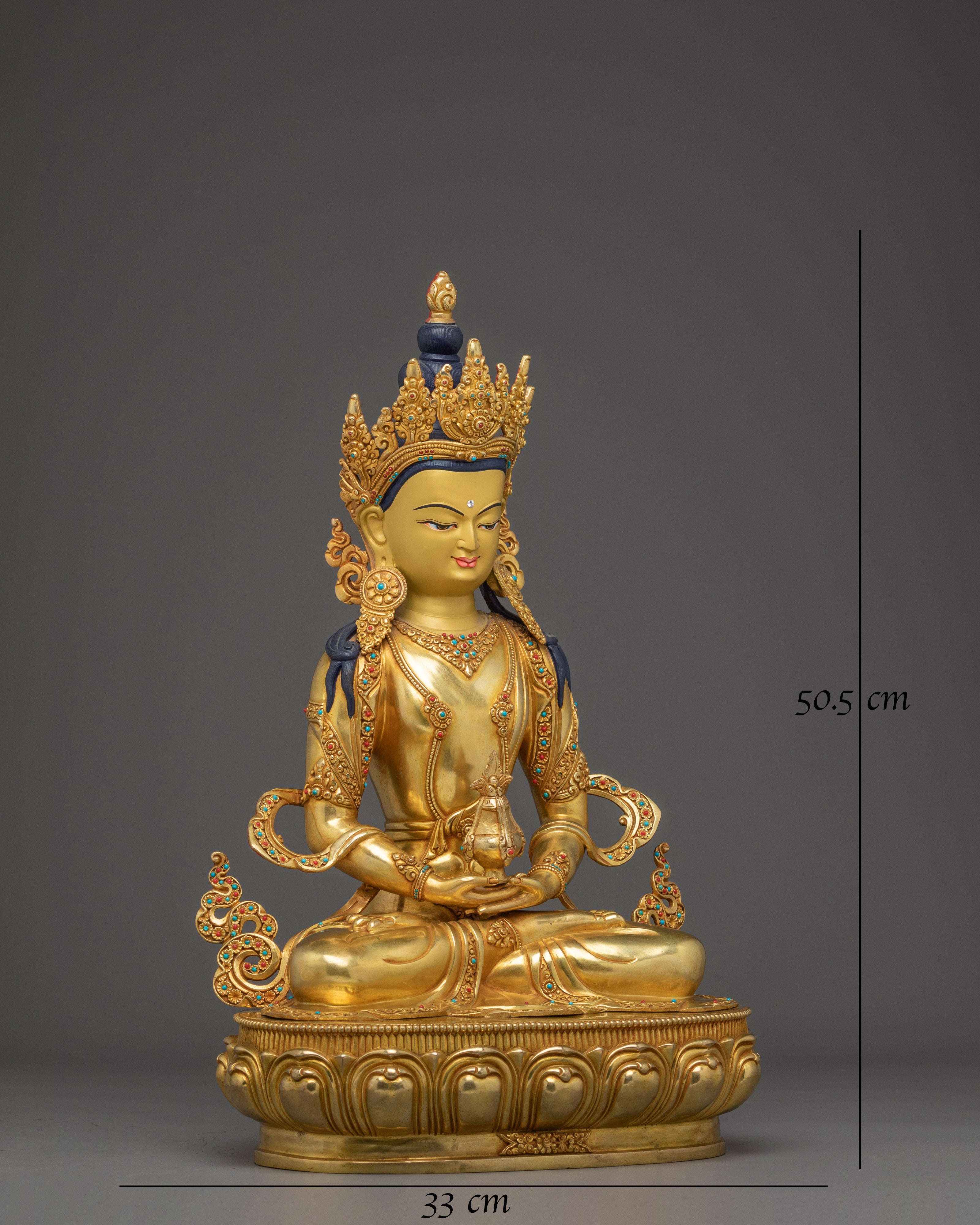 Amitayus Copper Statue: The Buddha of Boundless Life