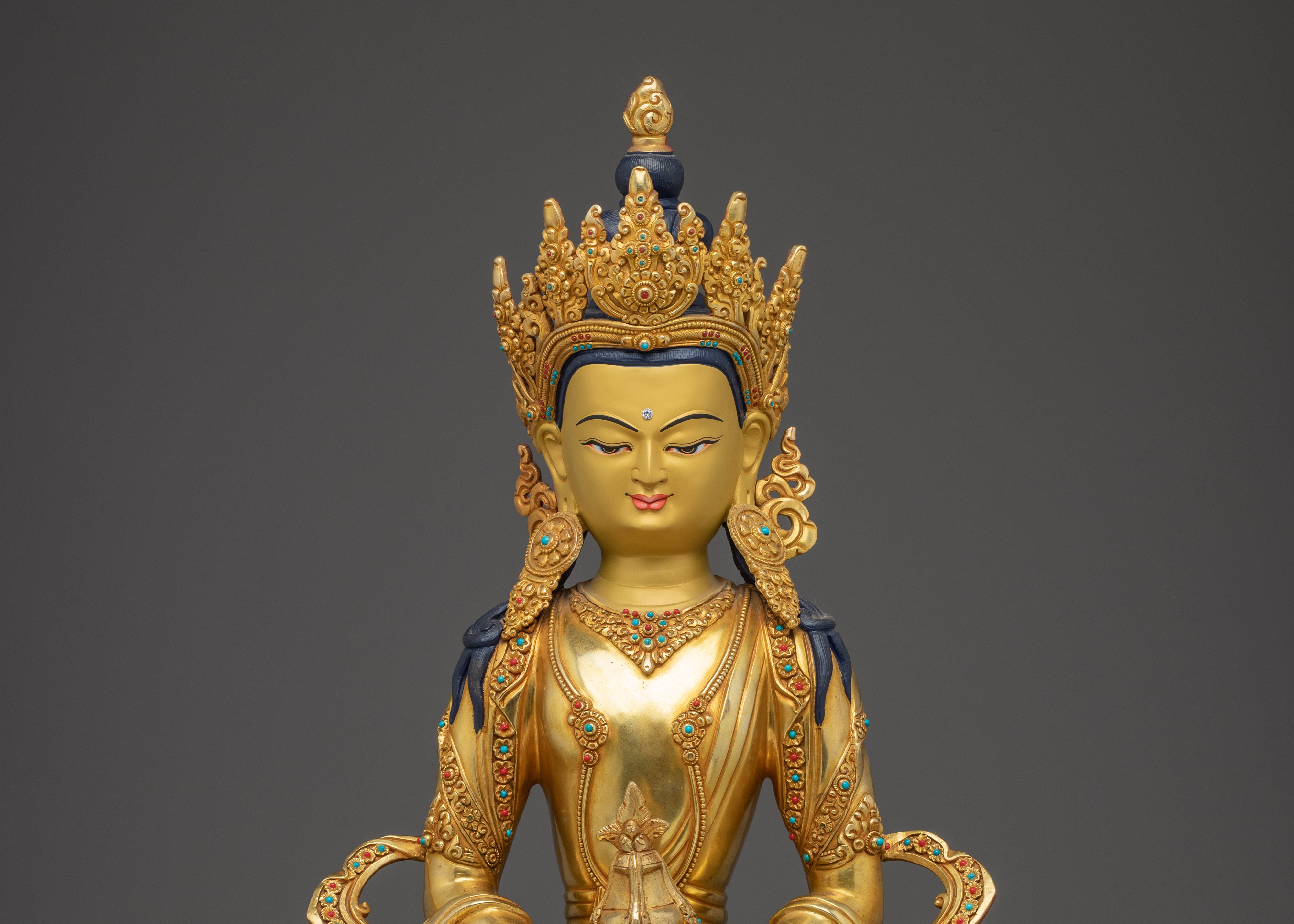 Amitayus Copper Statue: The Buddha of Boundless Life