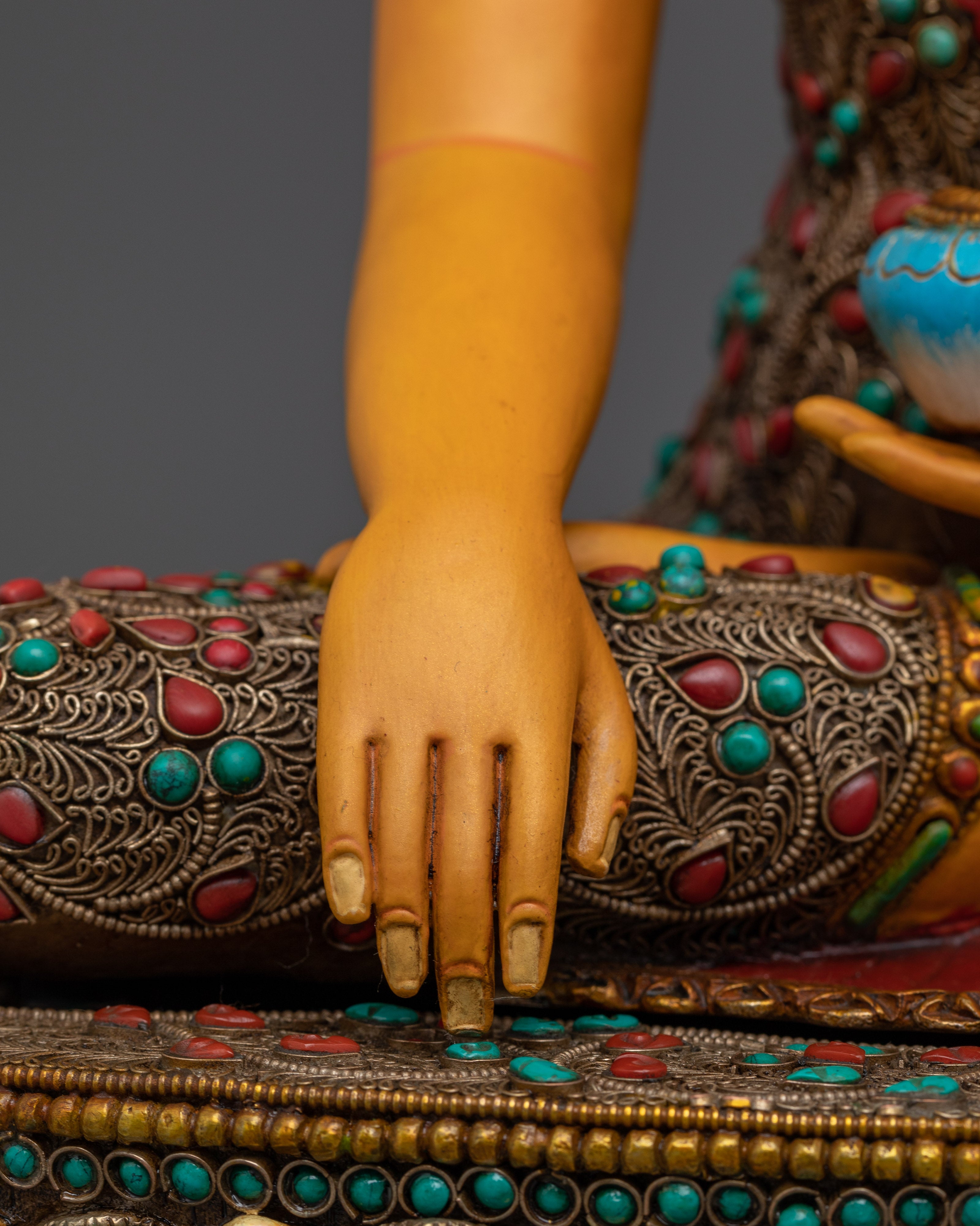 Shakyamuni, Historical Buddha of Dharma | Nepali Handcrafted Icon