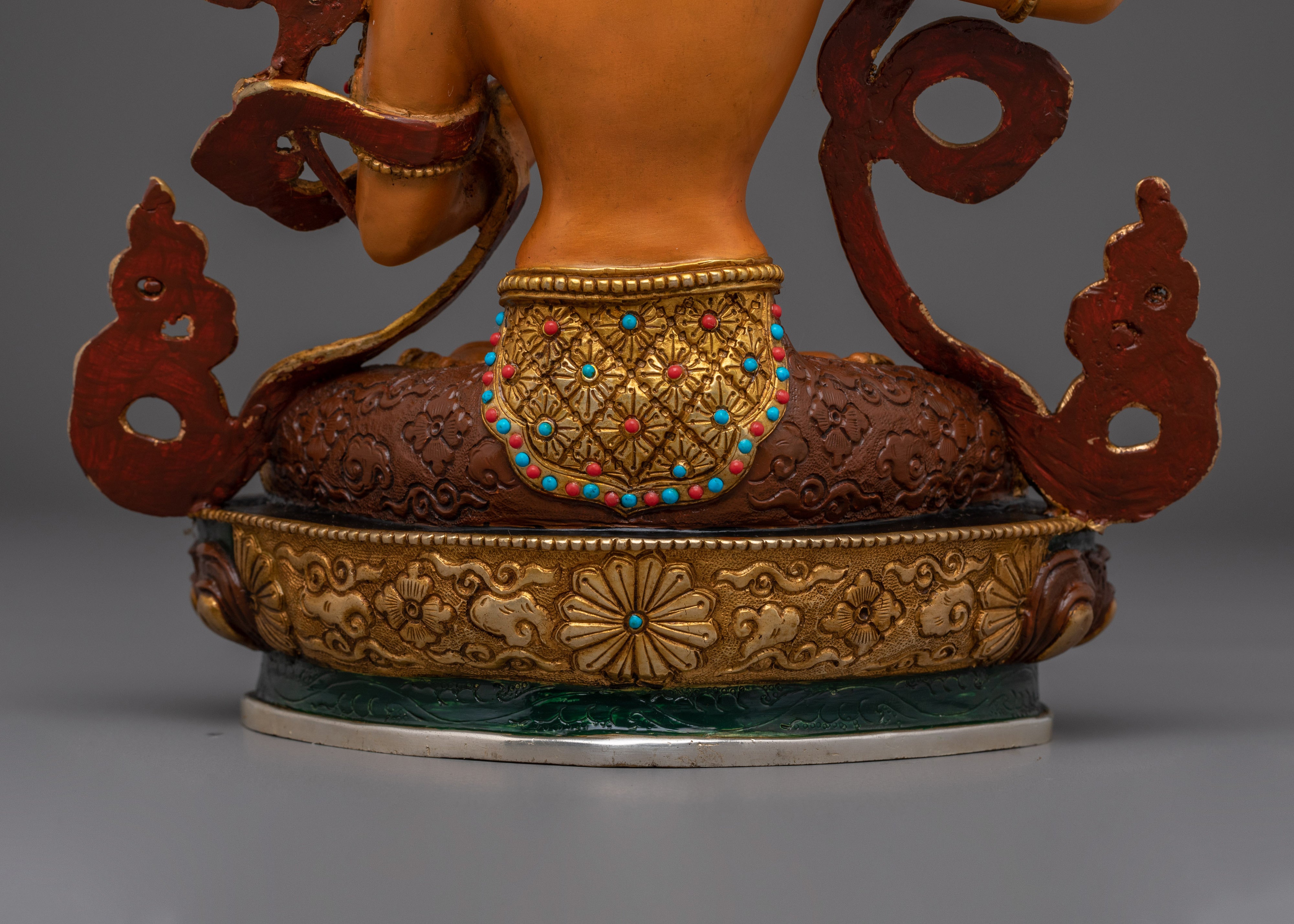 Manjushri, Wisdom Artwork | Gold-Gilded Tibetan Artwork