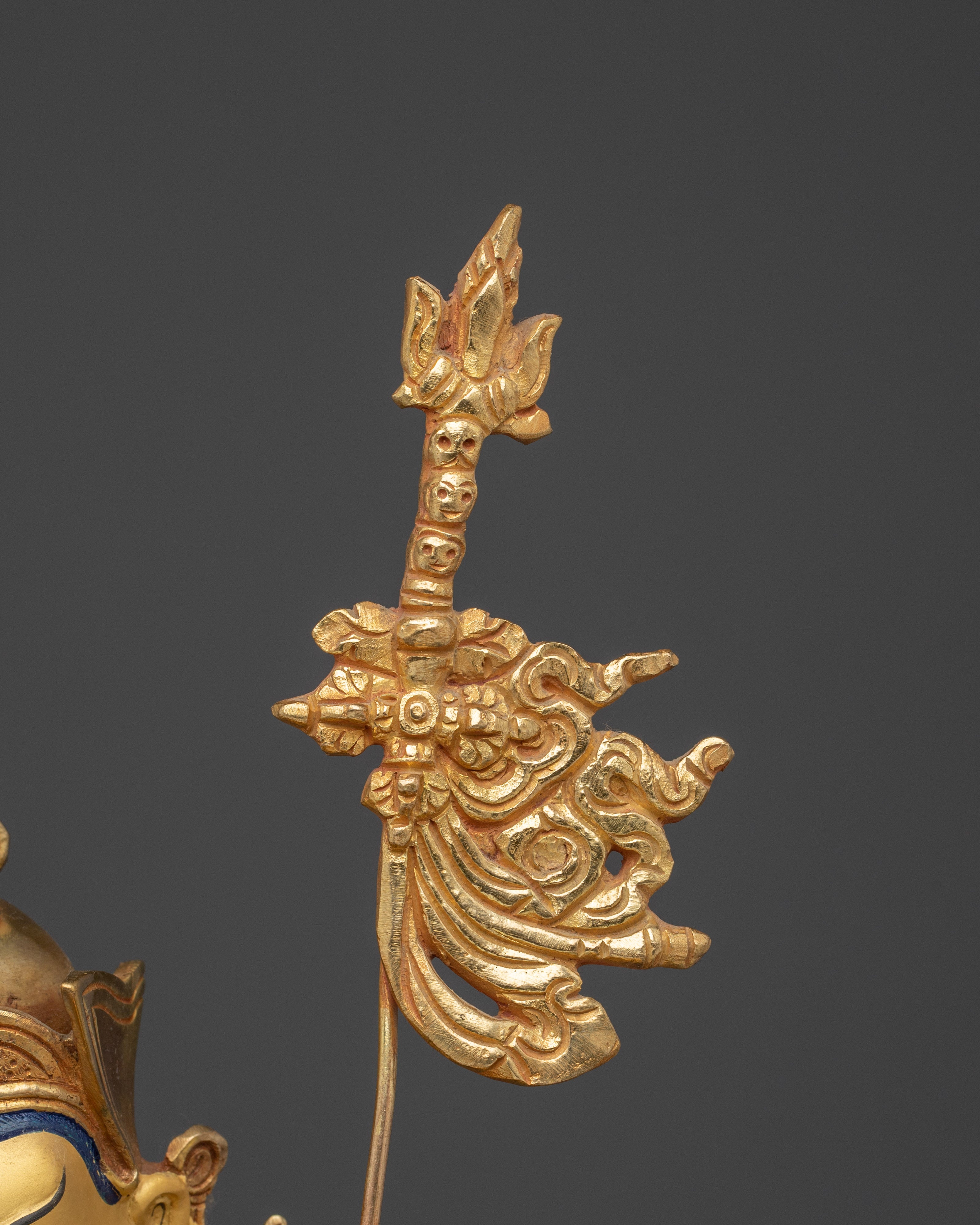 Guru Rinpoche (Padmasambhava) Copper Artwork | Tibetan Buddhist Statue