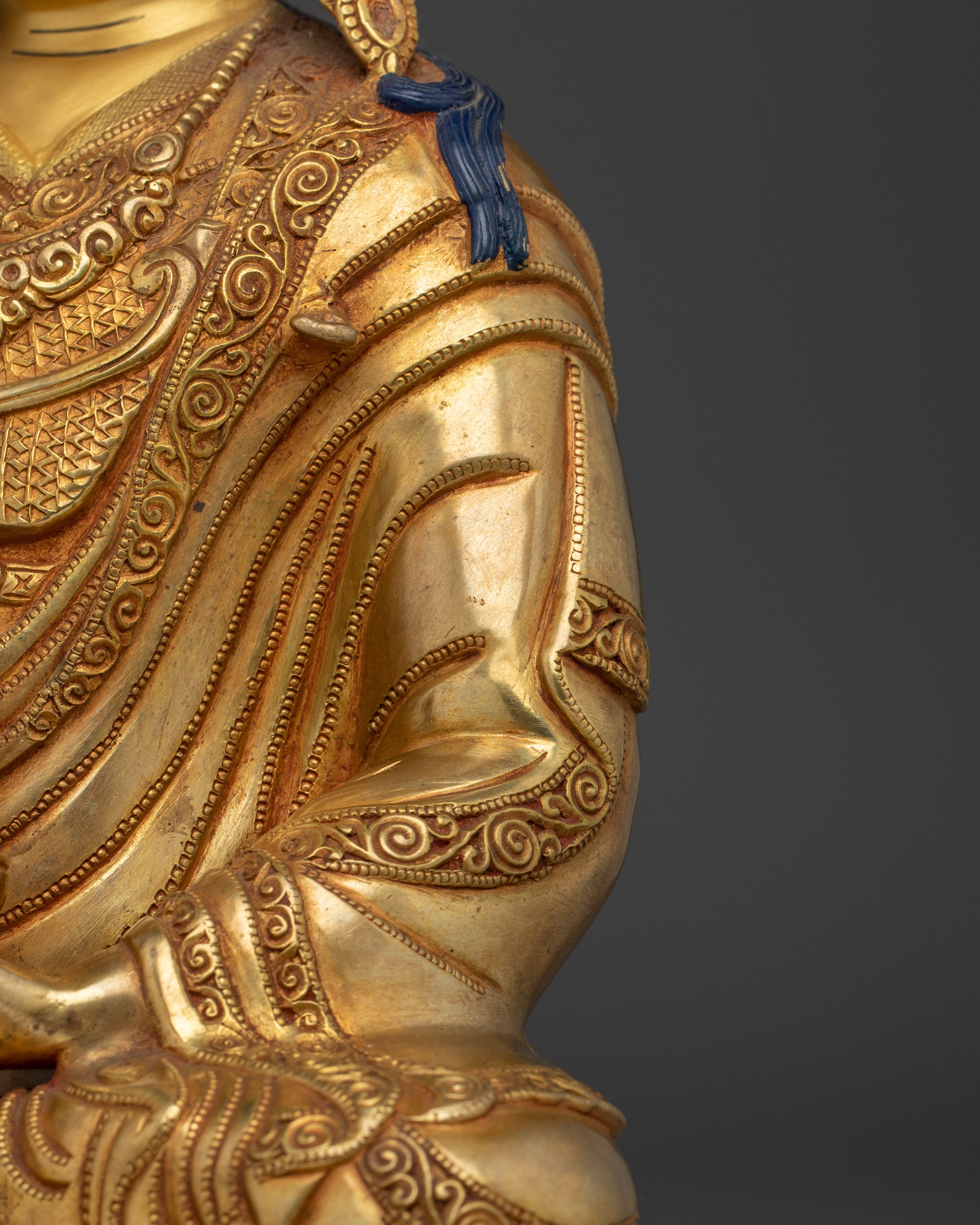 Guru Rinpoche (Padmasambhava) Copper Artwork | Tibetan Buddhist Statue
