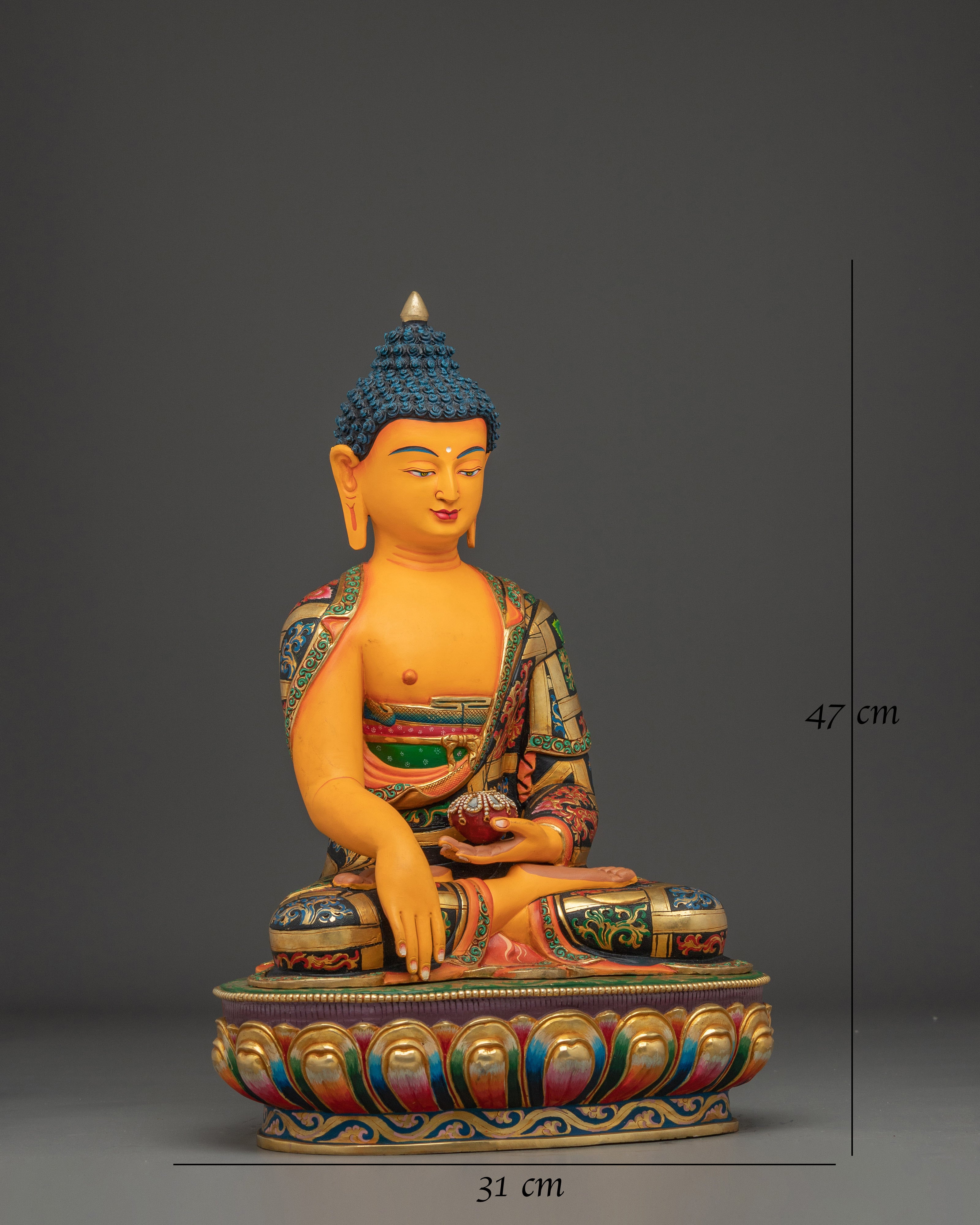 Peaceful Icon Shakyamuni Buddha Art