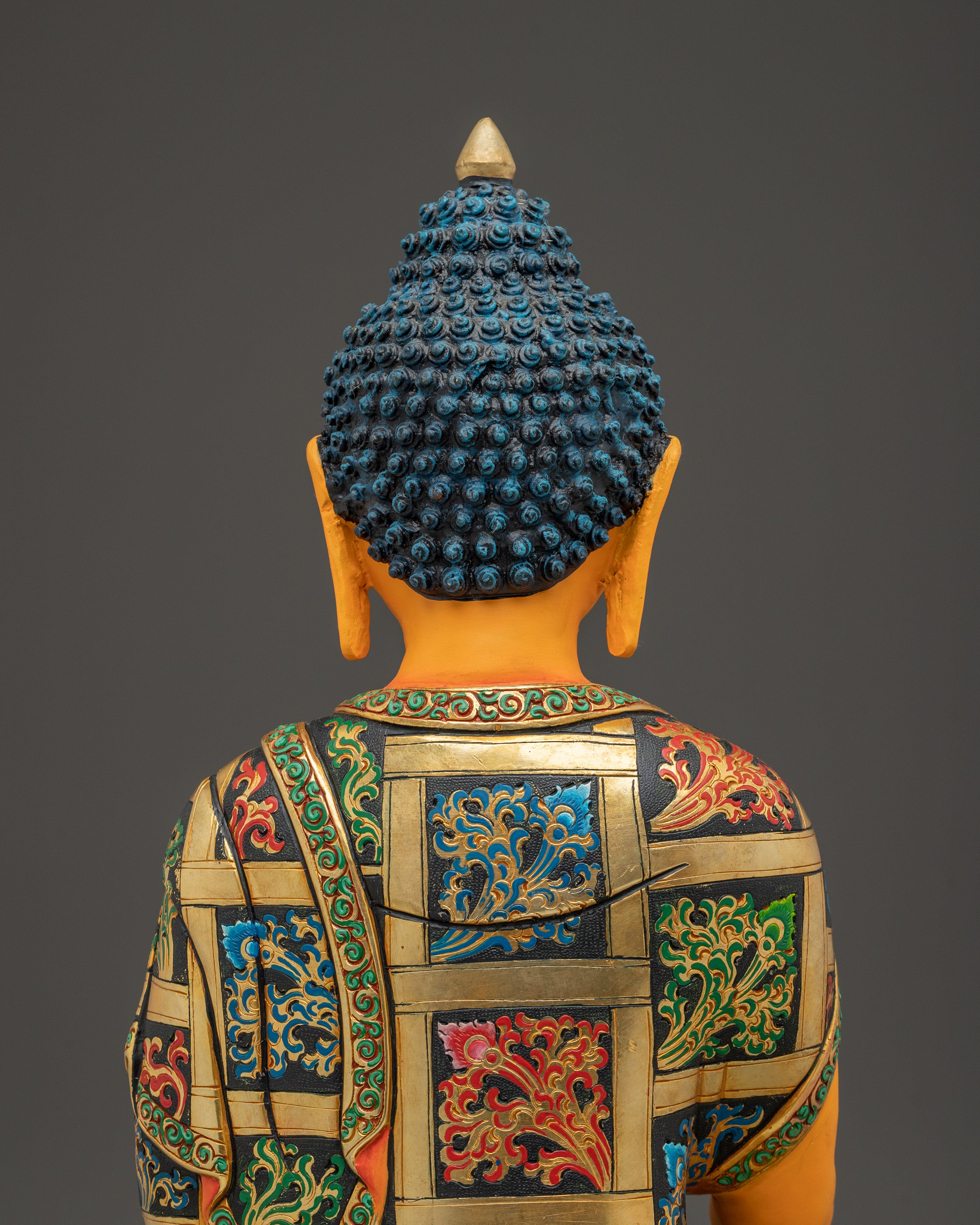 Peaceful Icon Shakyamuni Buddha Art | Seated Enlightened One