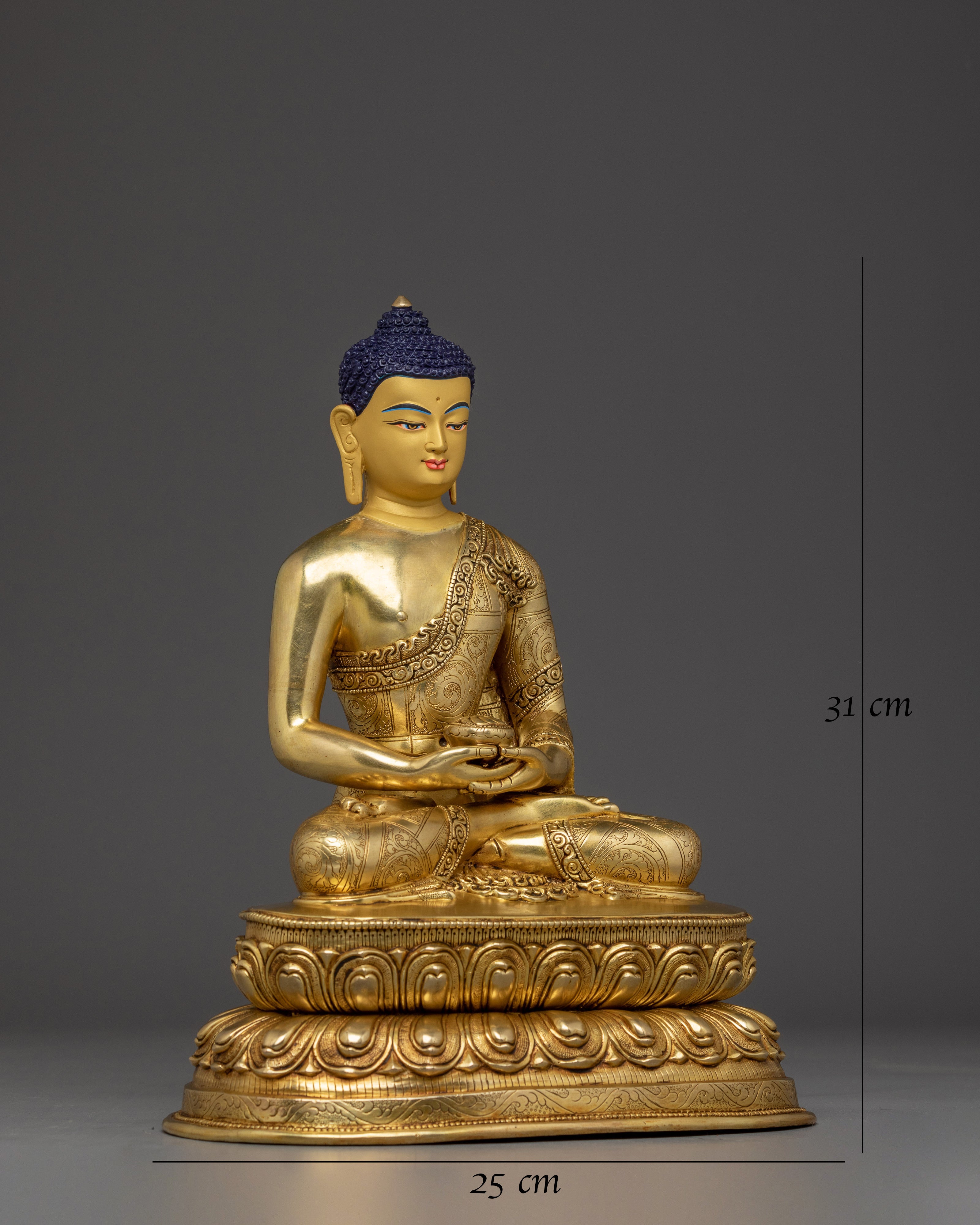 Golden Amitabha Buddha Statue: The Ruler of the Pure Land 