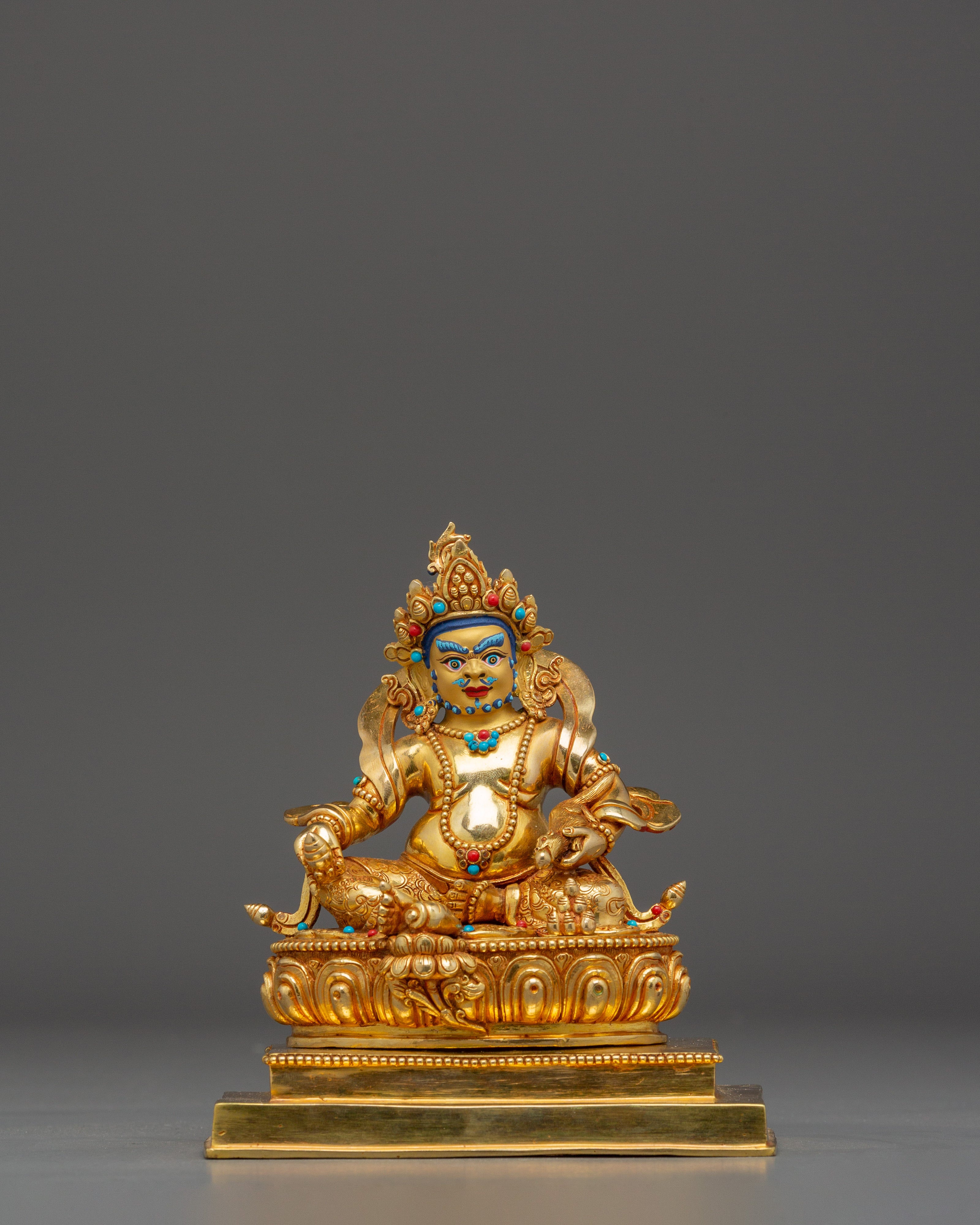 Dzambhala Statue: Buddhist Wealth Lord