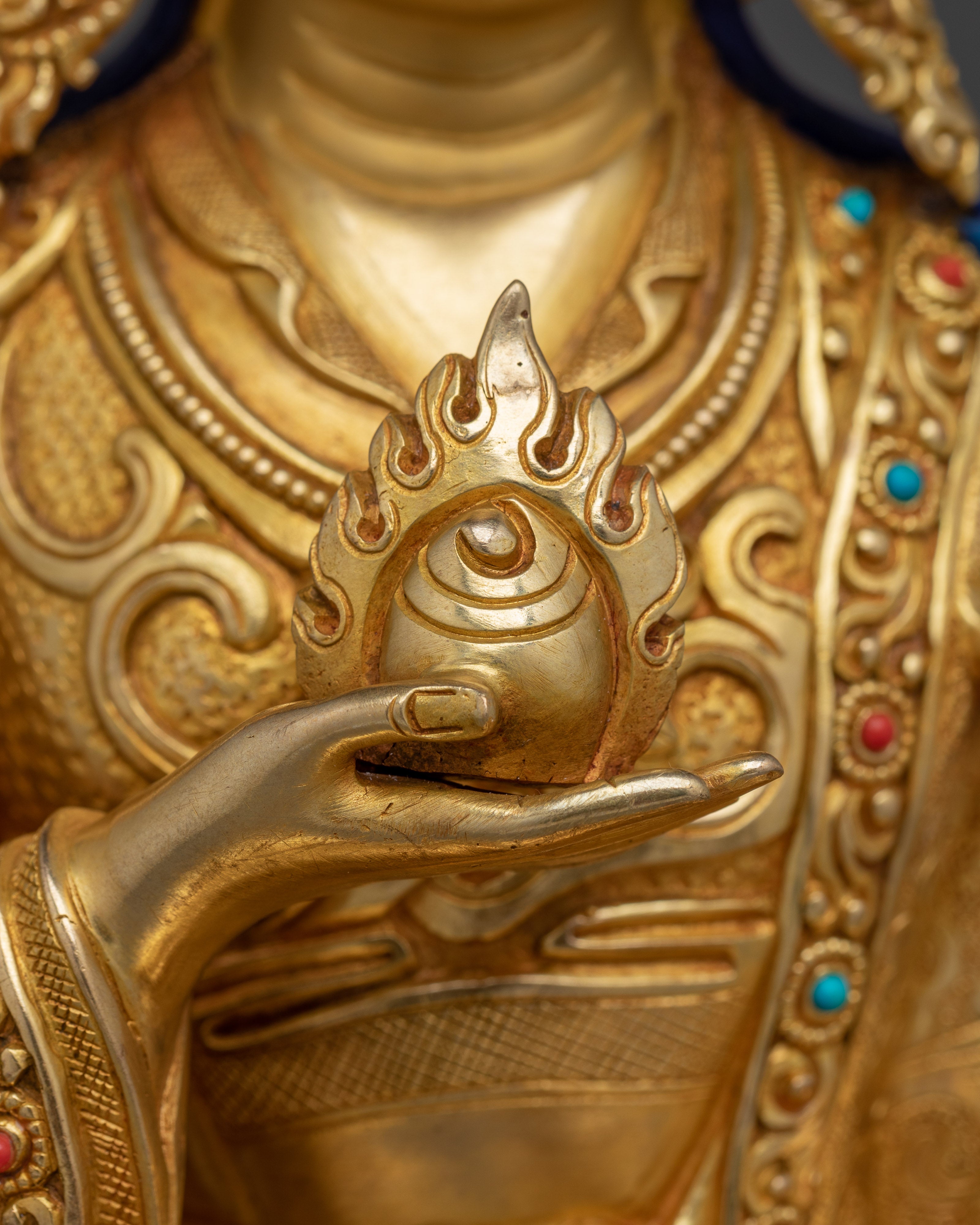 Guru Norla Wisdom and Spiritual Deity | Buddhist Sculpture for Altar