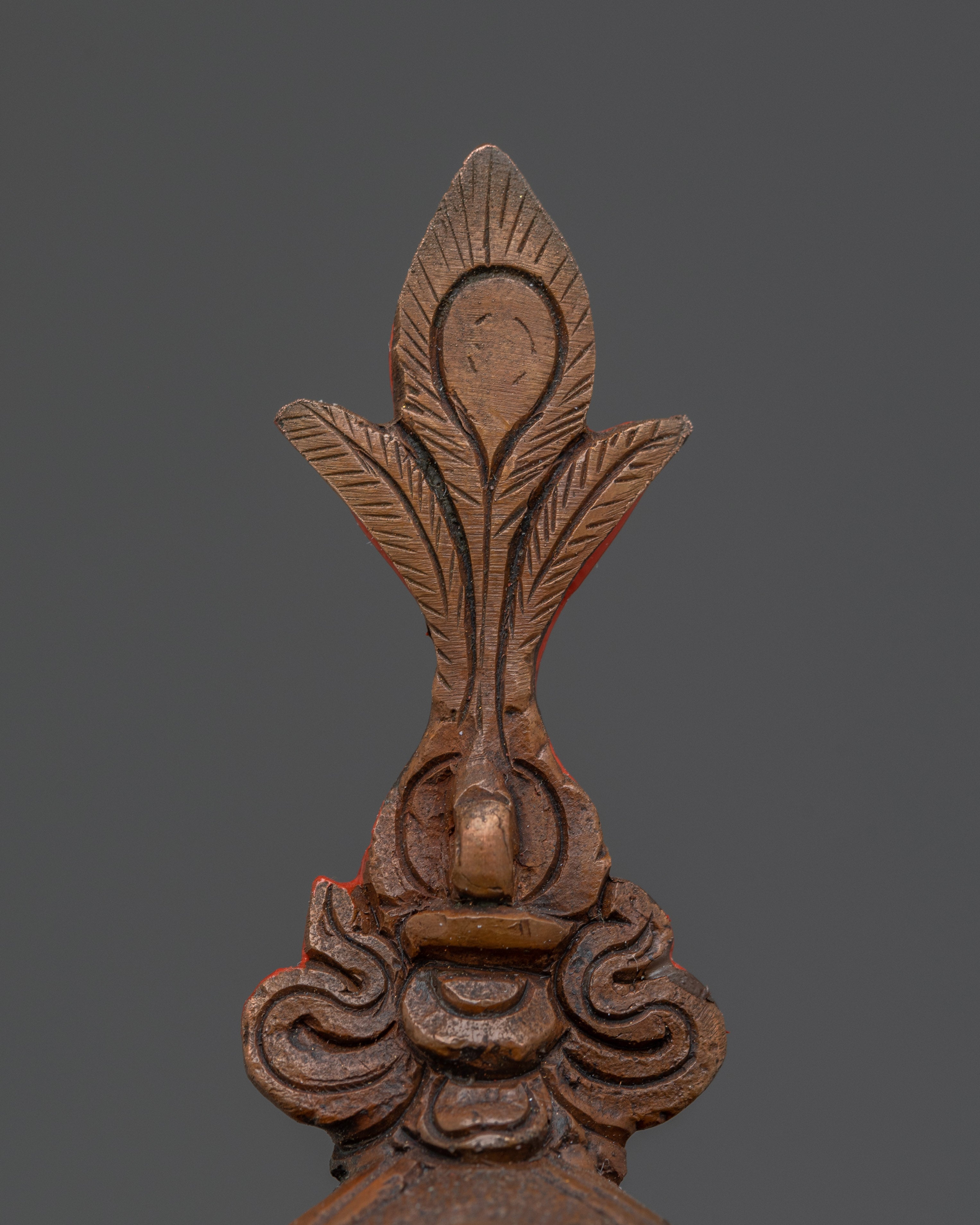 Oxidized Copper Guru Norla Statue | Traditional Artwork