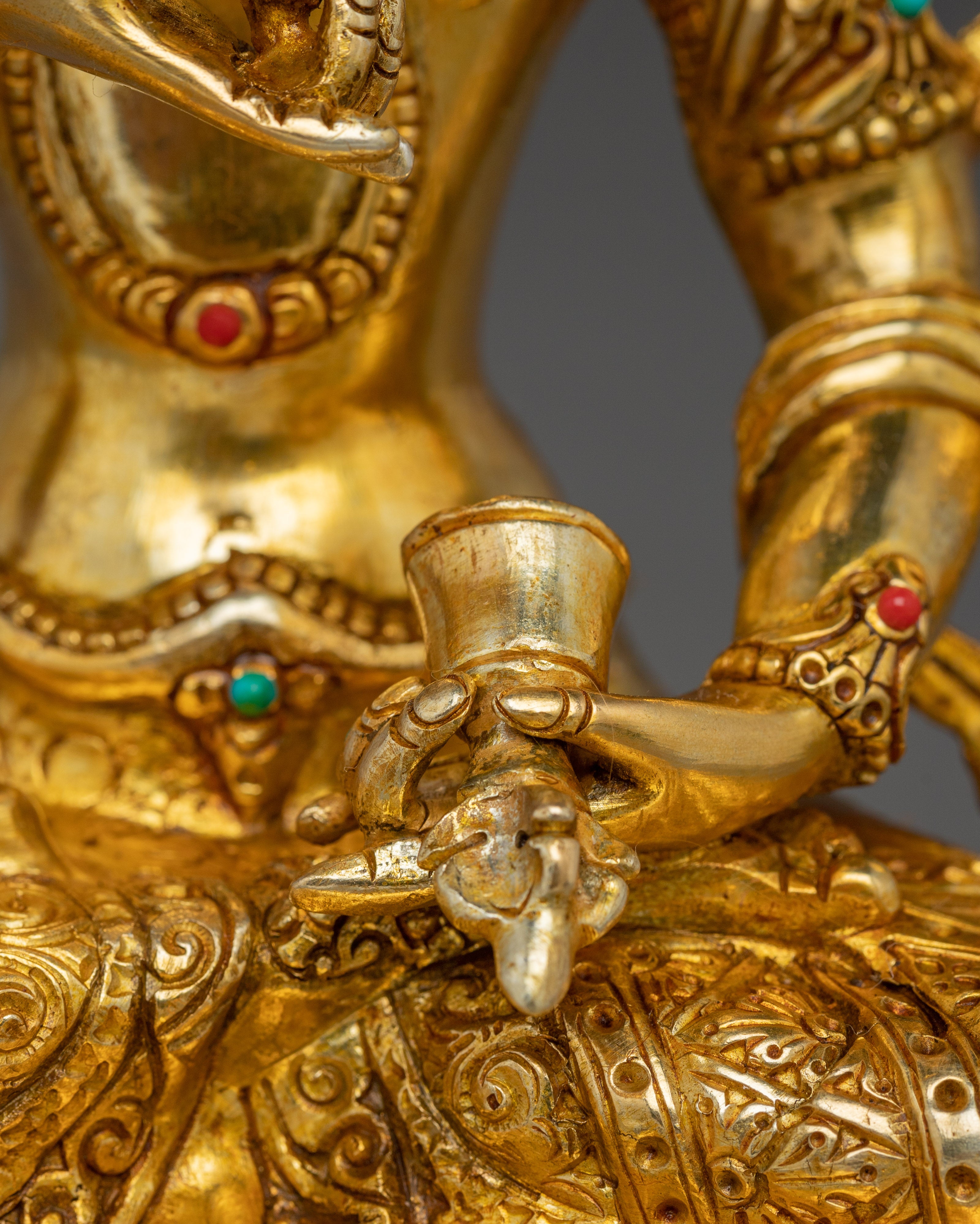 Gold Gilded Vajrasattva | Tantric Deity of Purification