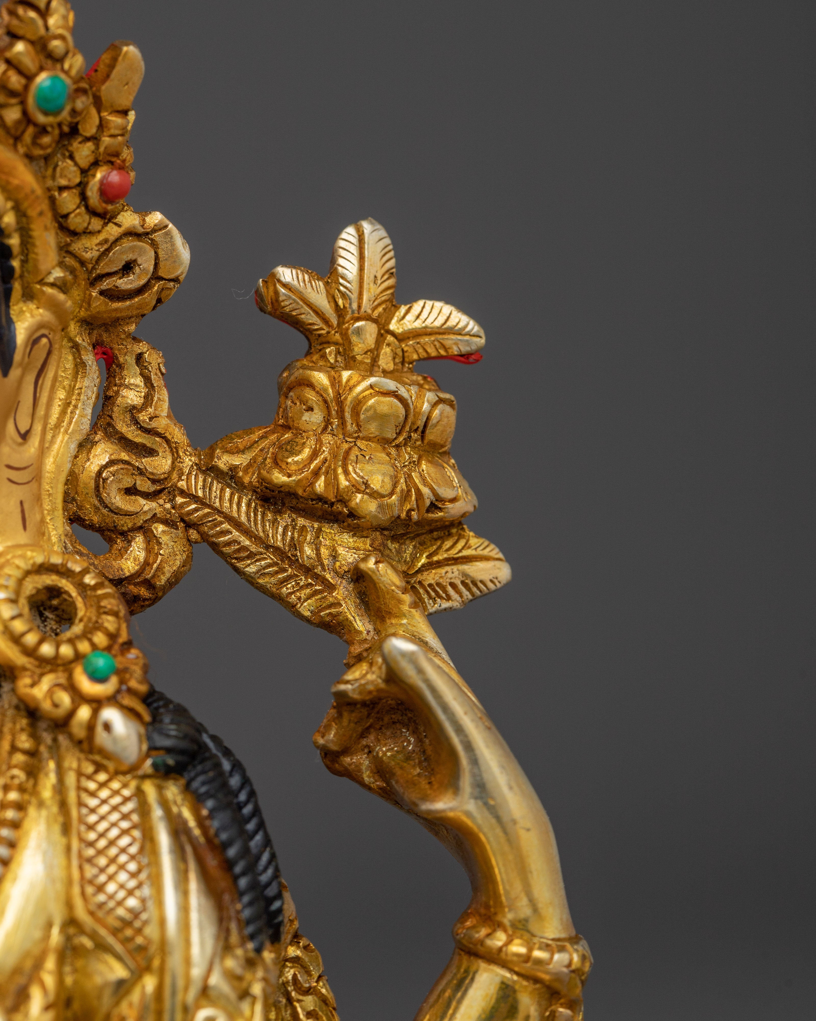 Chenrezig, Four Armed Bodhisattva Icon | Nepali Handcrafted Icon