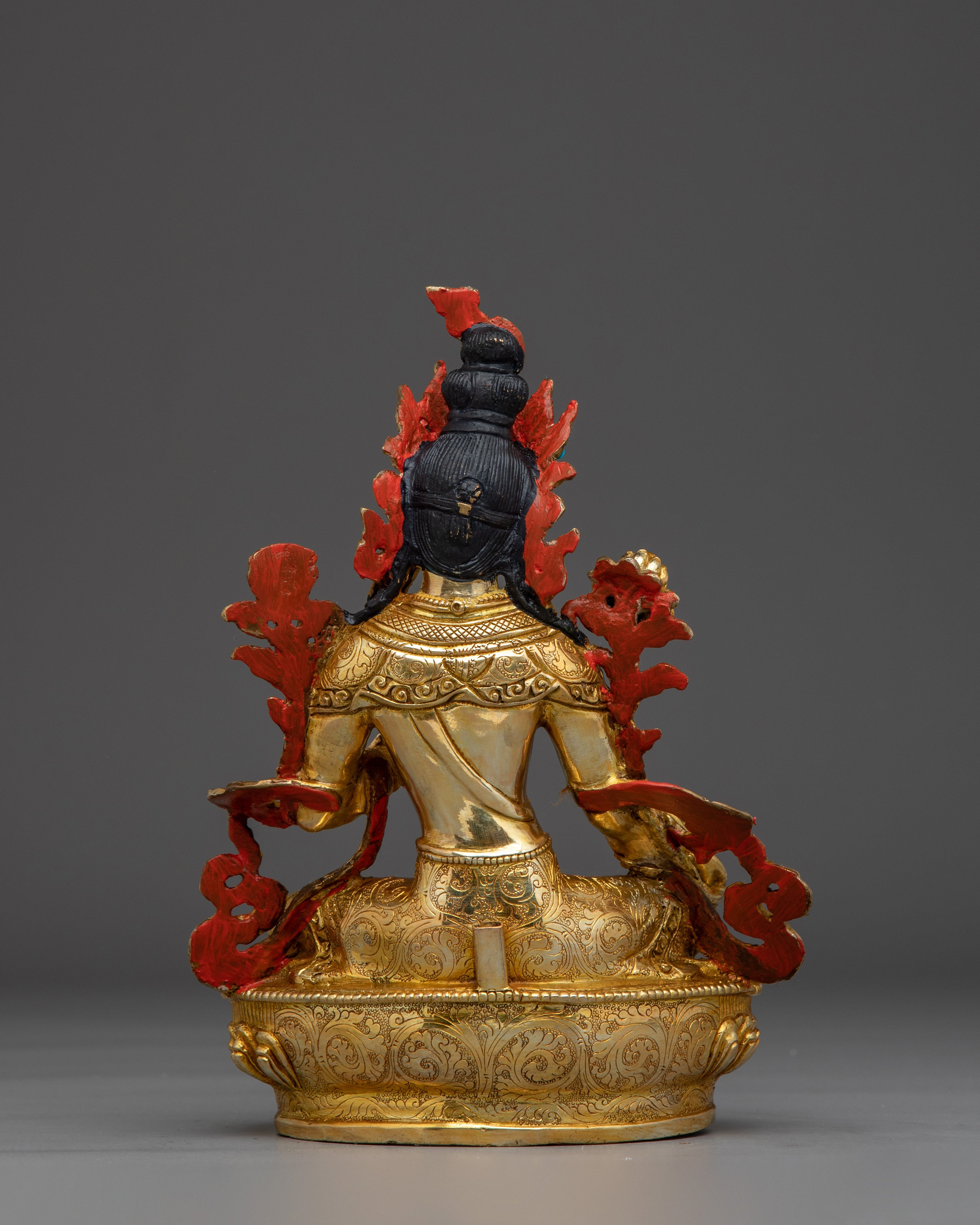 Green Tara Spiritual & Healing Statue | Gemstone Tara Figurine