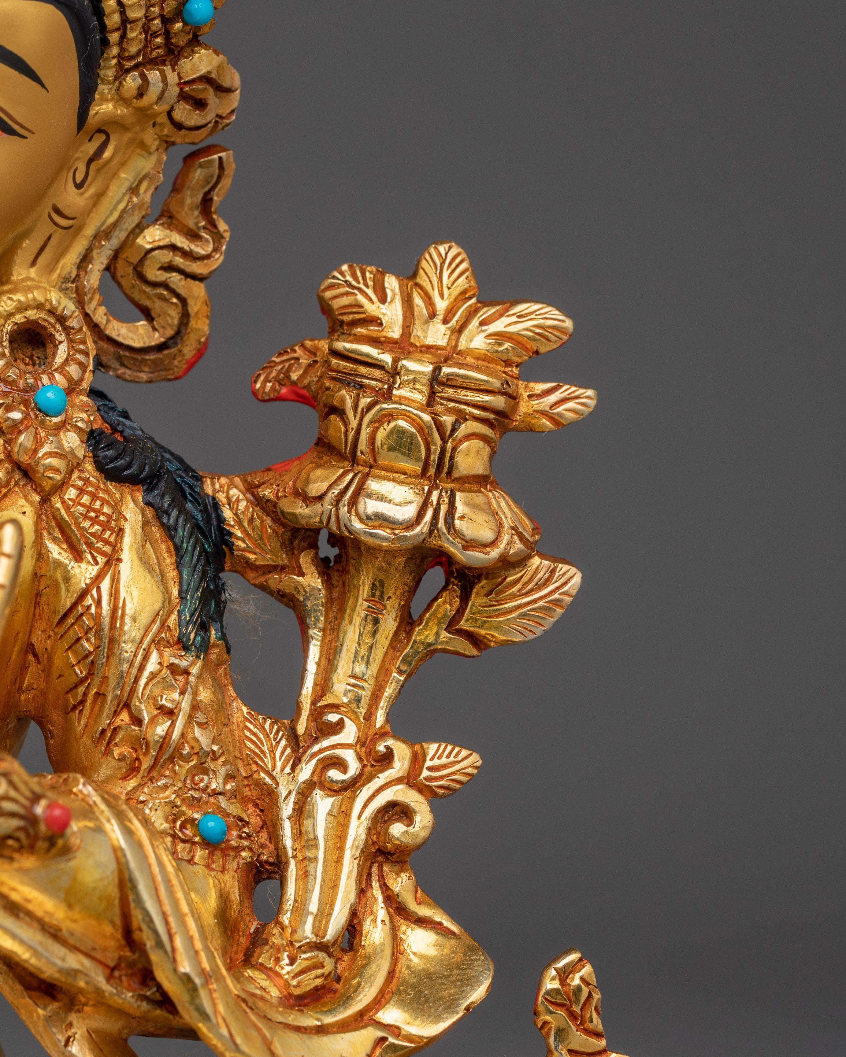 Manjushri Deity for Wisdom & Meditation | Bodhisattva of Home Decor