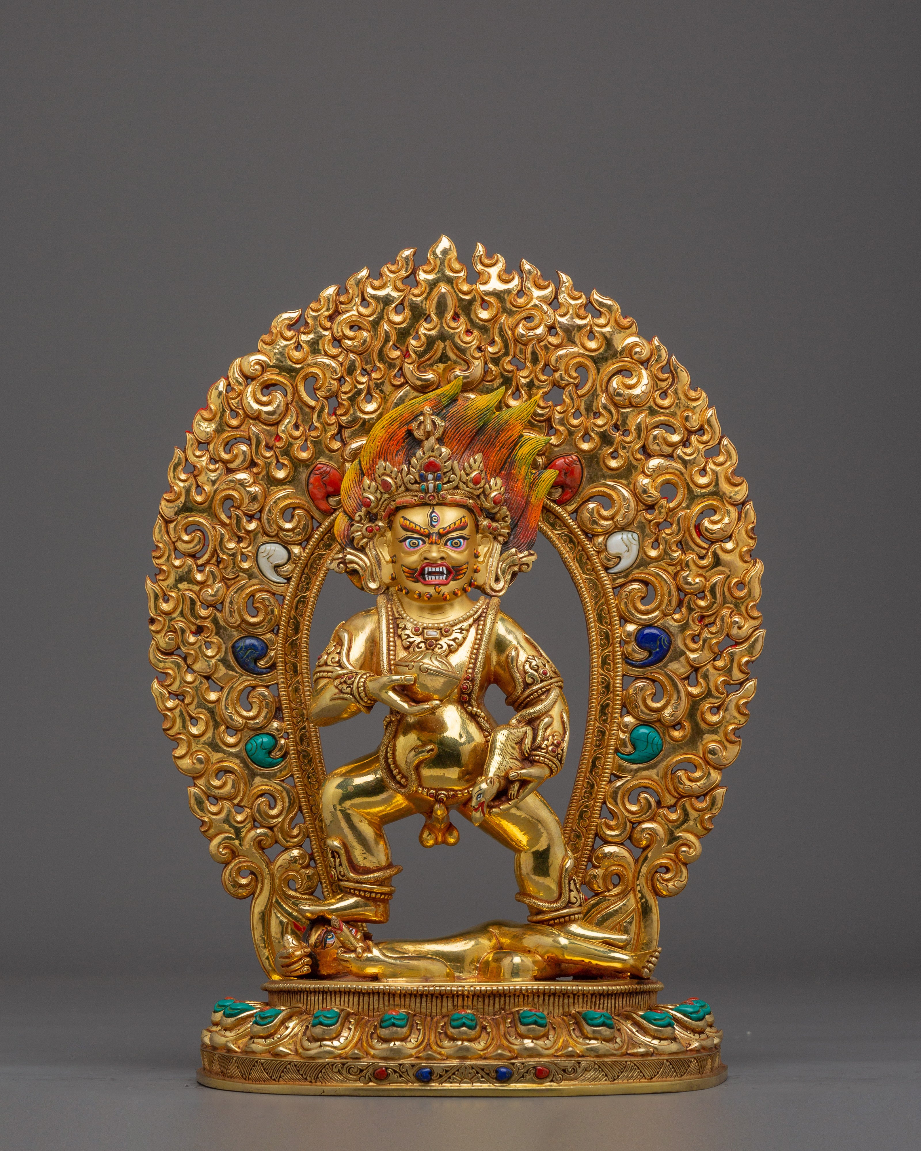 Wealth Deity Black Dzambhala Art