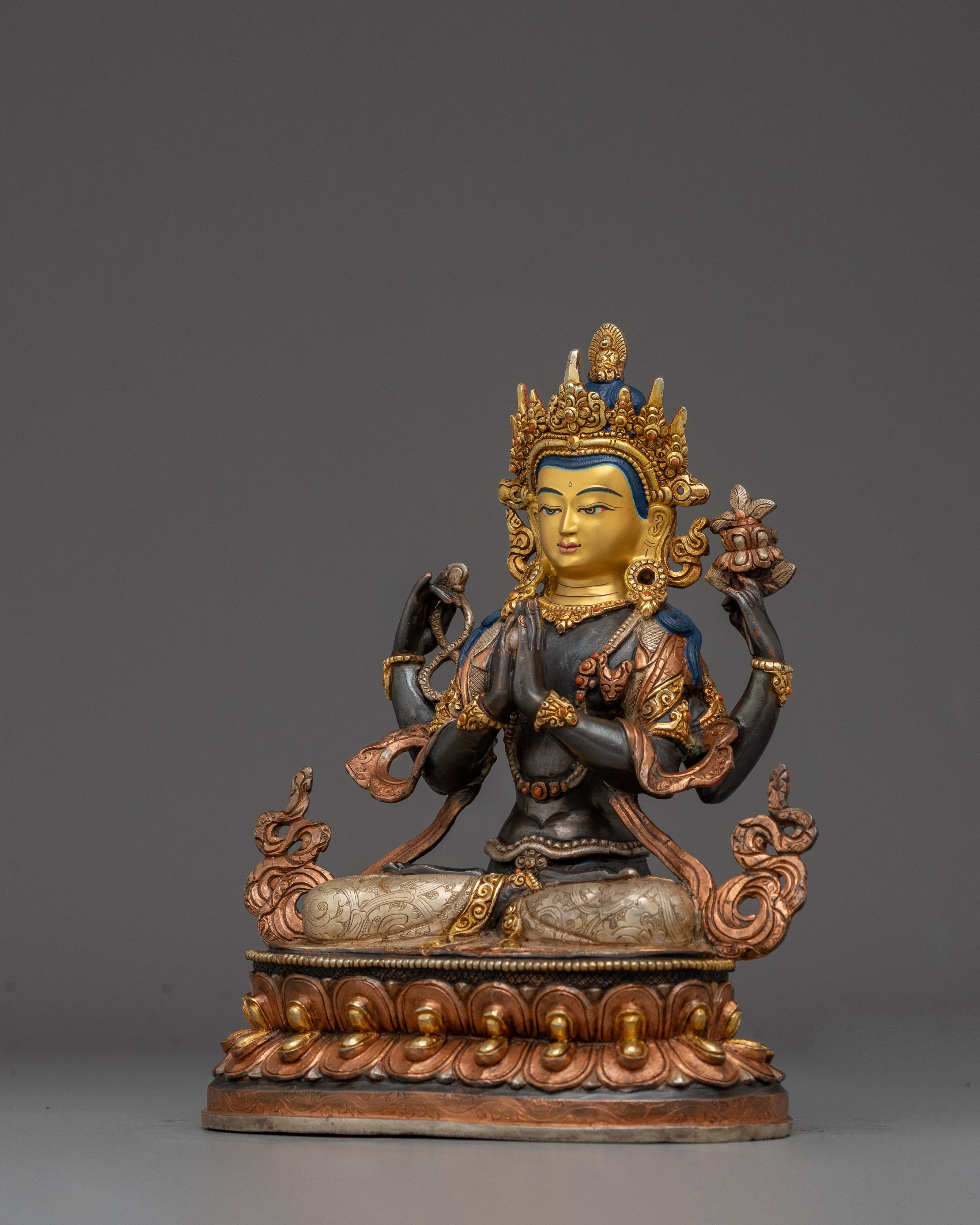 Chenrezig, Lotus Seated Spiritual Icon | Bodhisattva of Compassion