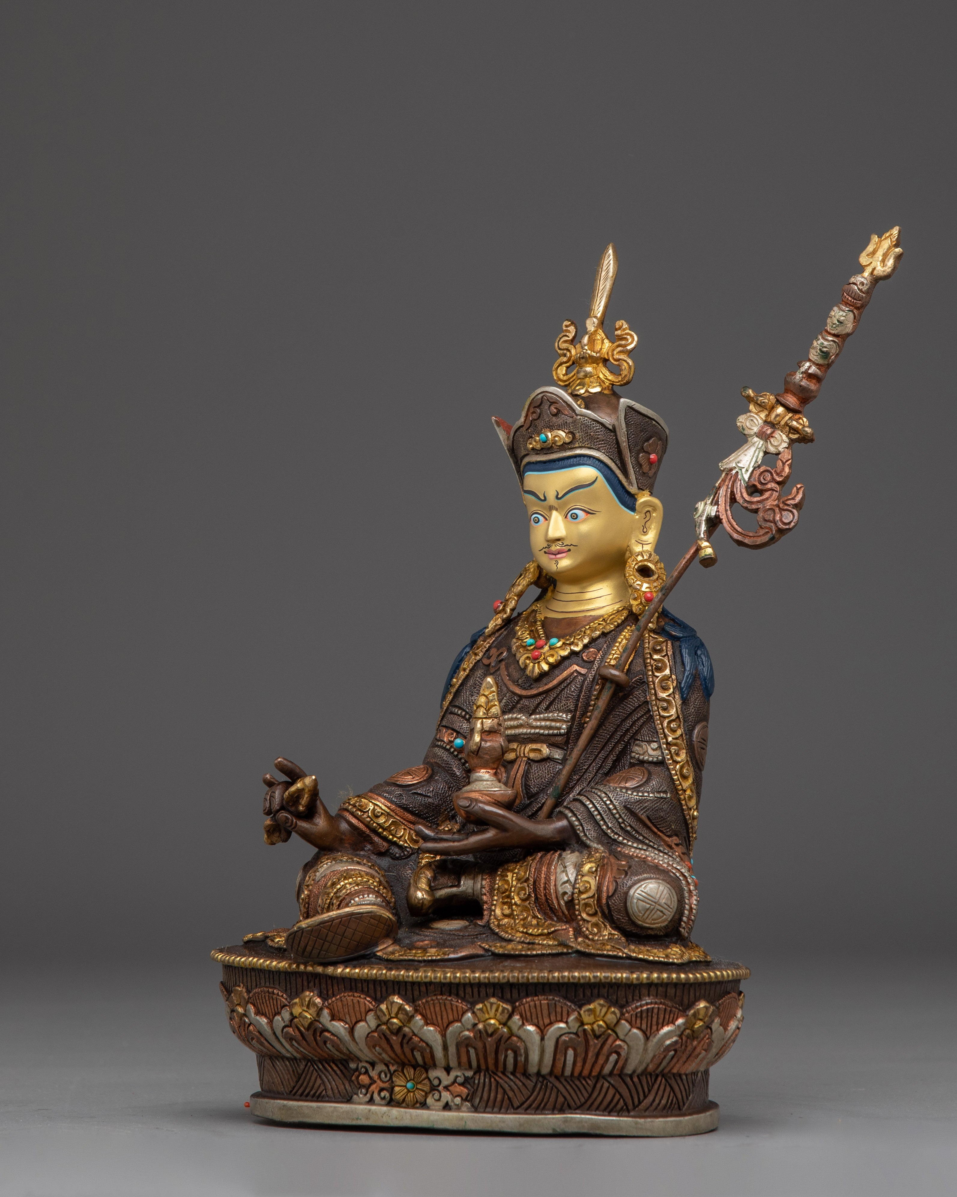 Guru Rinpoche, Spiritual Healer | Handcrafted Himalayan Icon
