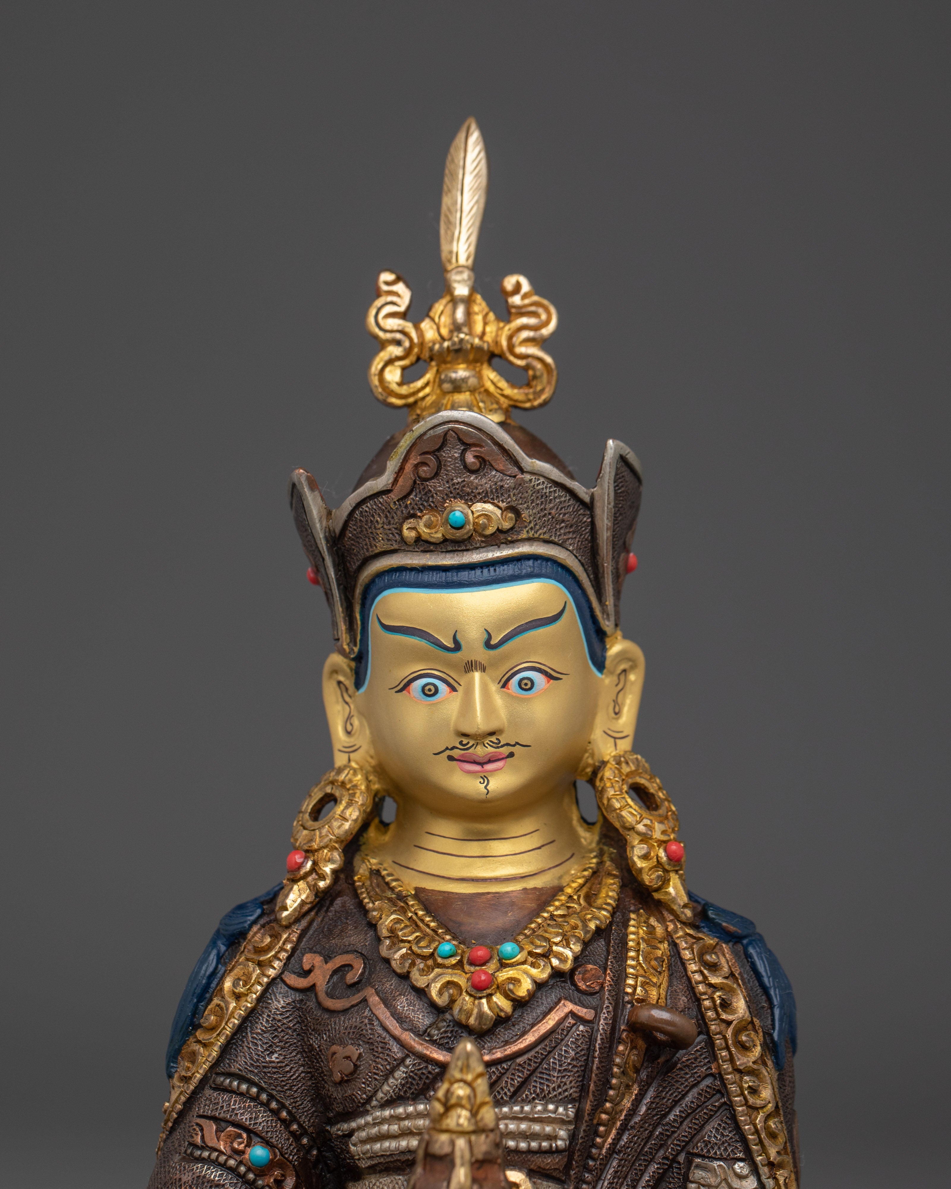 Guru Rinpoche, Spiritual Healer | Handcrafted Himalayan Icon