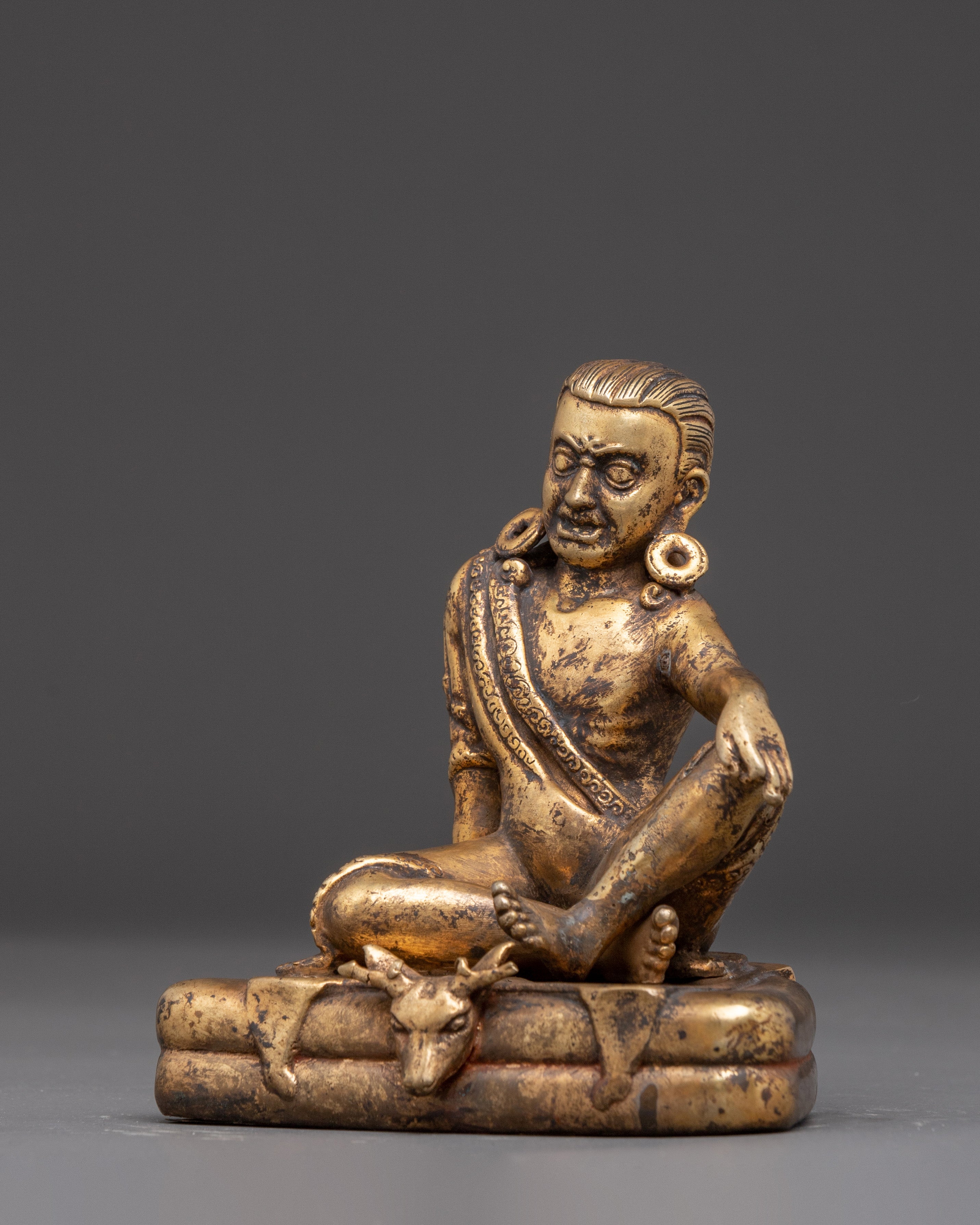 Handmade Milarepa Art, Tibetan Buddhist Yogi | Embodiment of Transformation