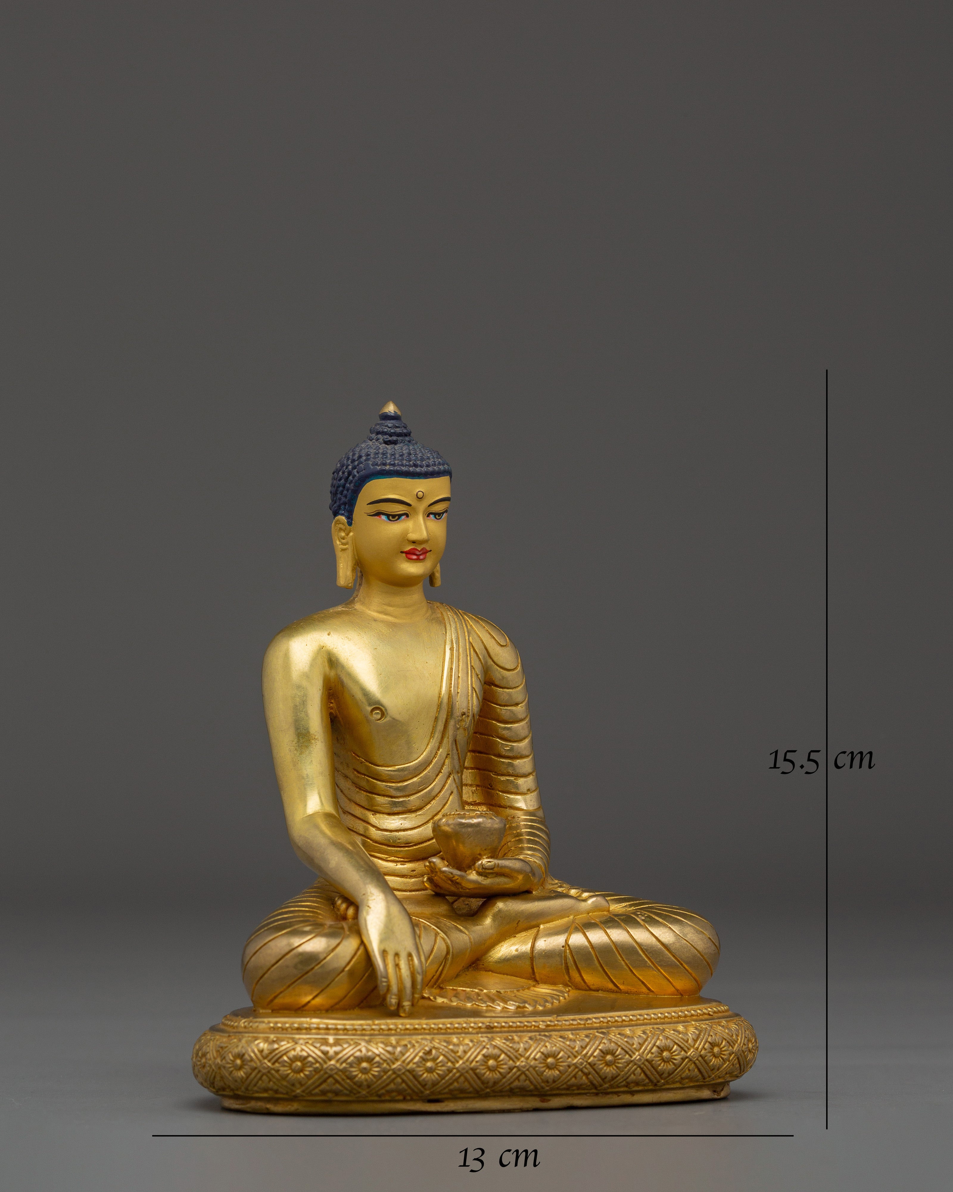 Golden Shakyamuni Buddha Statue: The Historical Buddha 