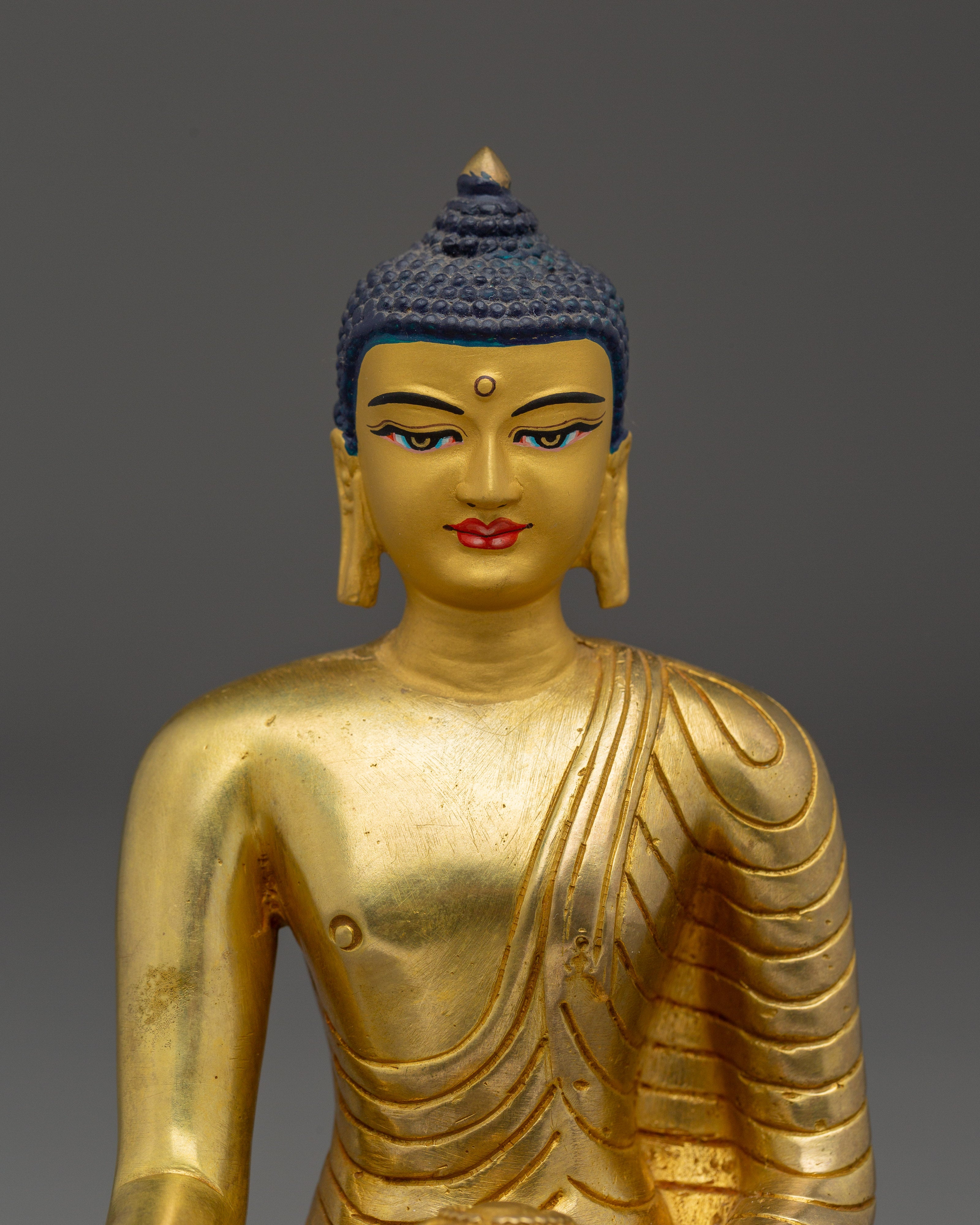 Golden Shakyamuni Buddha Statue: The Historical Buddha