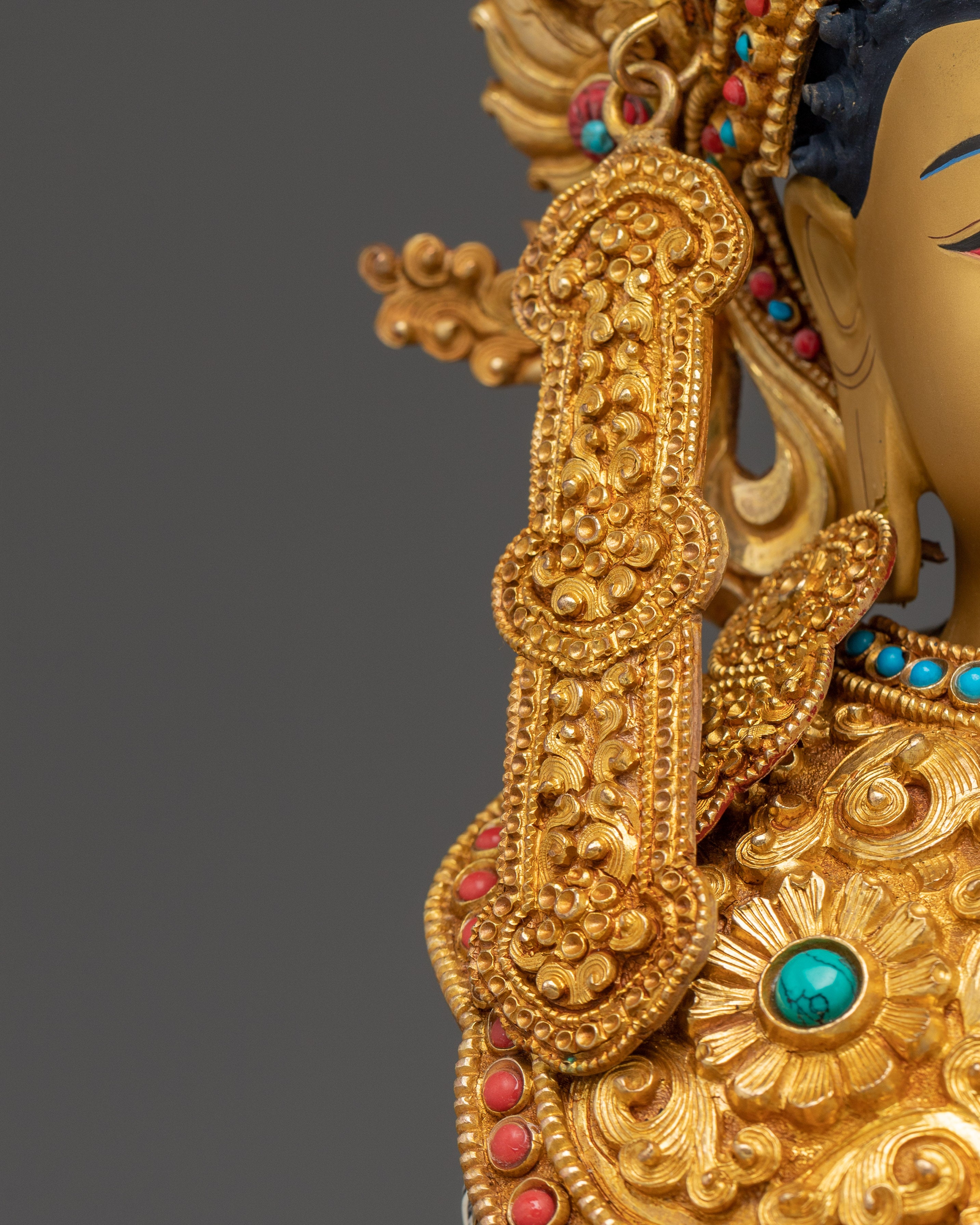 Tibetan Crown Shakyamuni Buddha Art | The Jeweled Sage