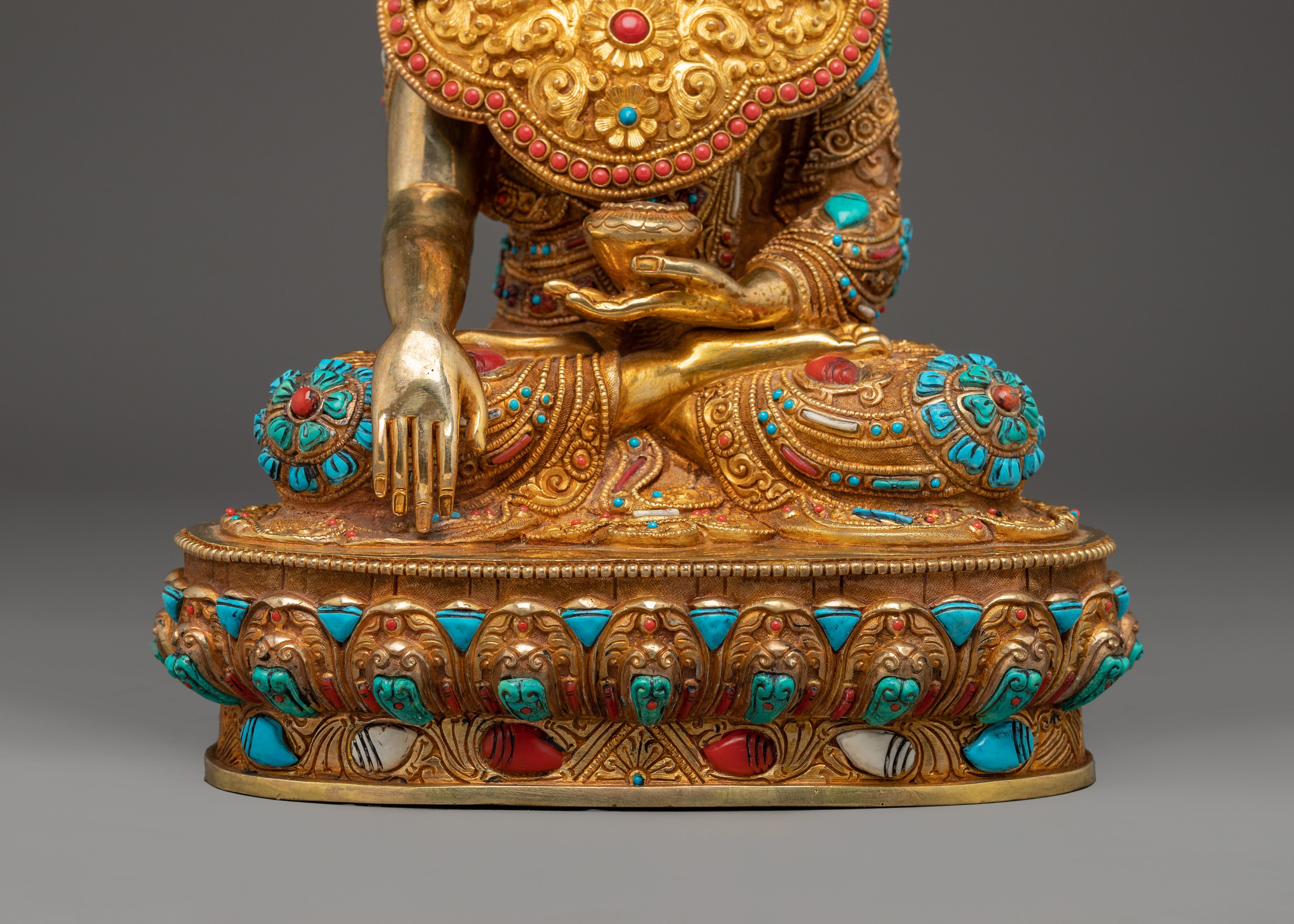 Tibetan Crown Shakyamuni Buddha Art | The Jeweled Sage