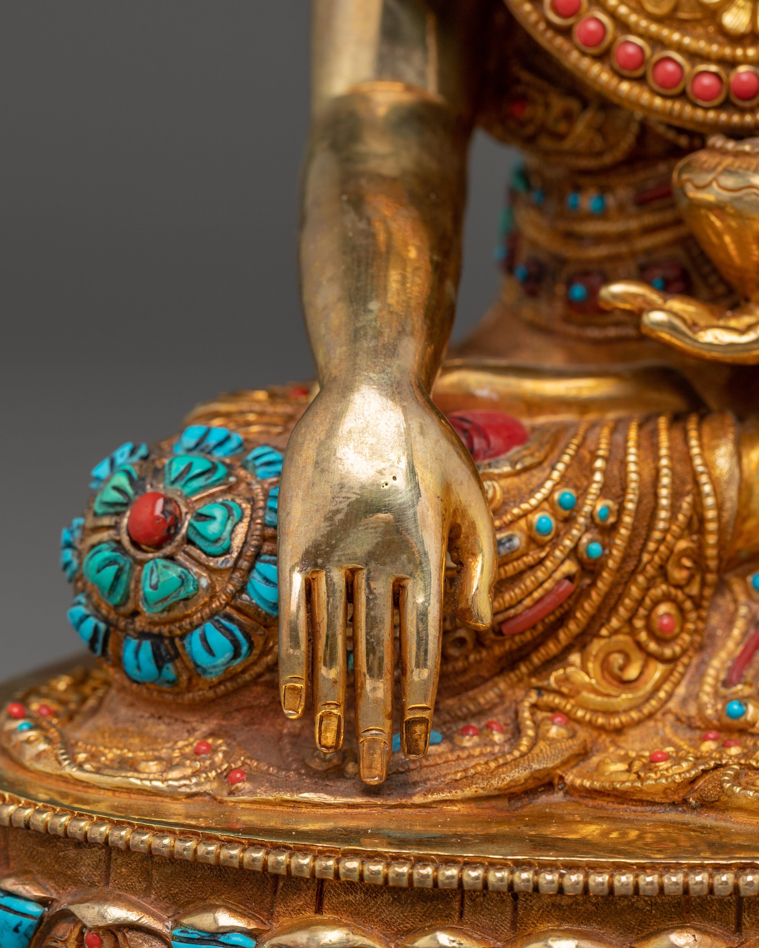 Tibetan Crown Shakyamuni Buddha Art | The Jeweled Sage