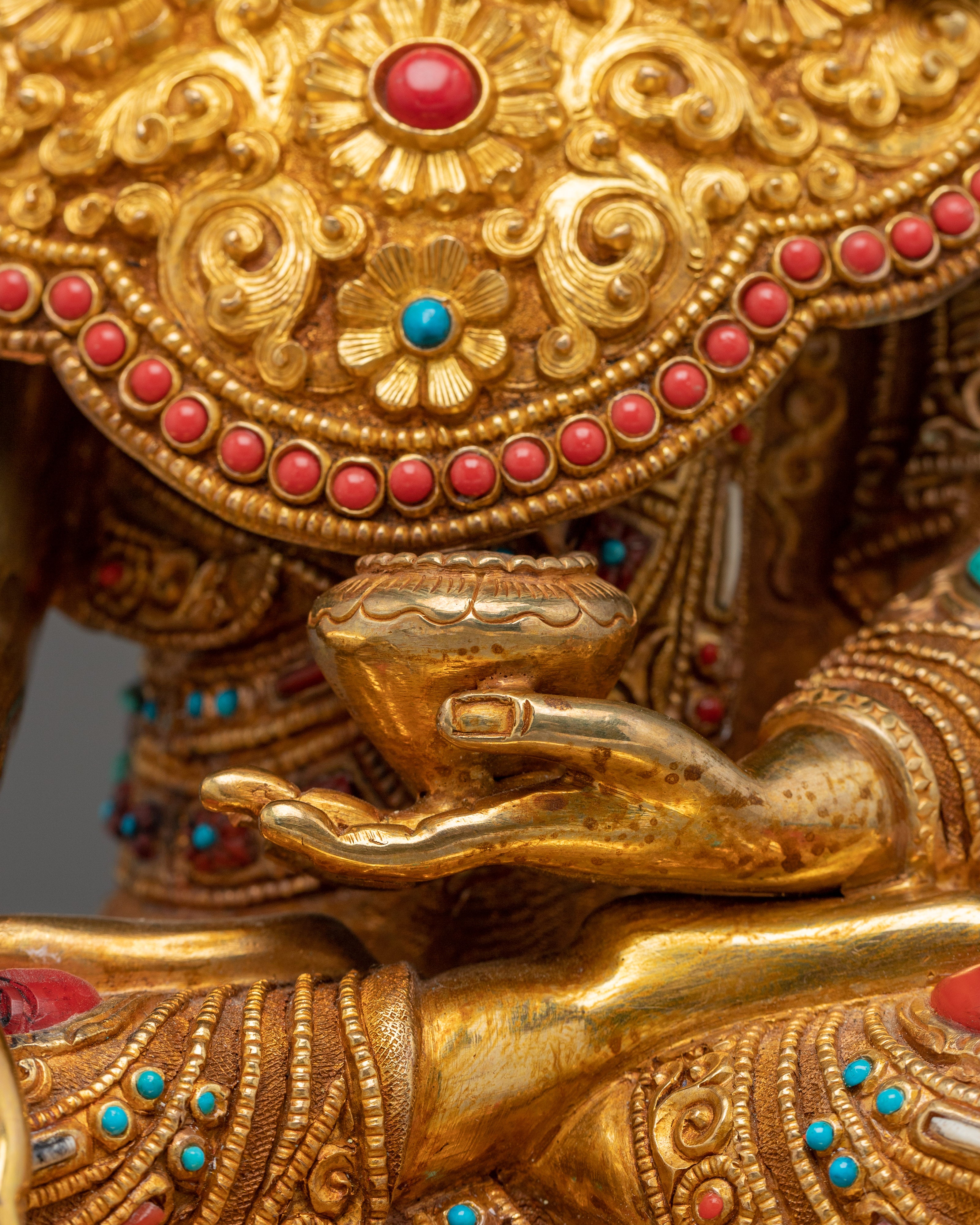 Tibetan Crown Shakyamuni Buddha Art | The Jeweled Sage
