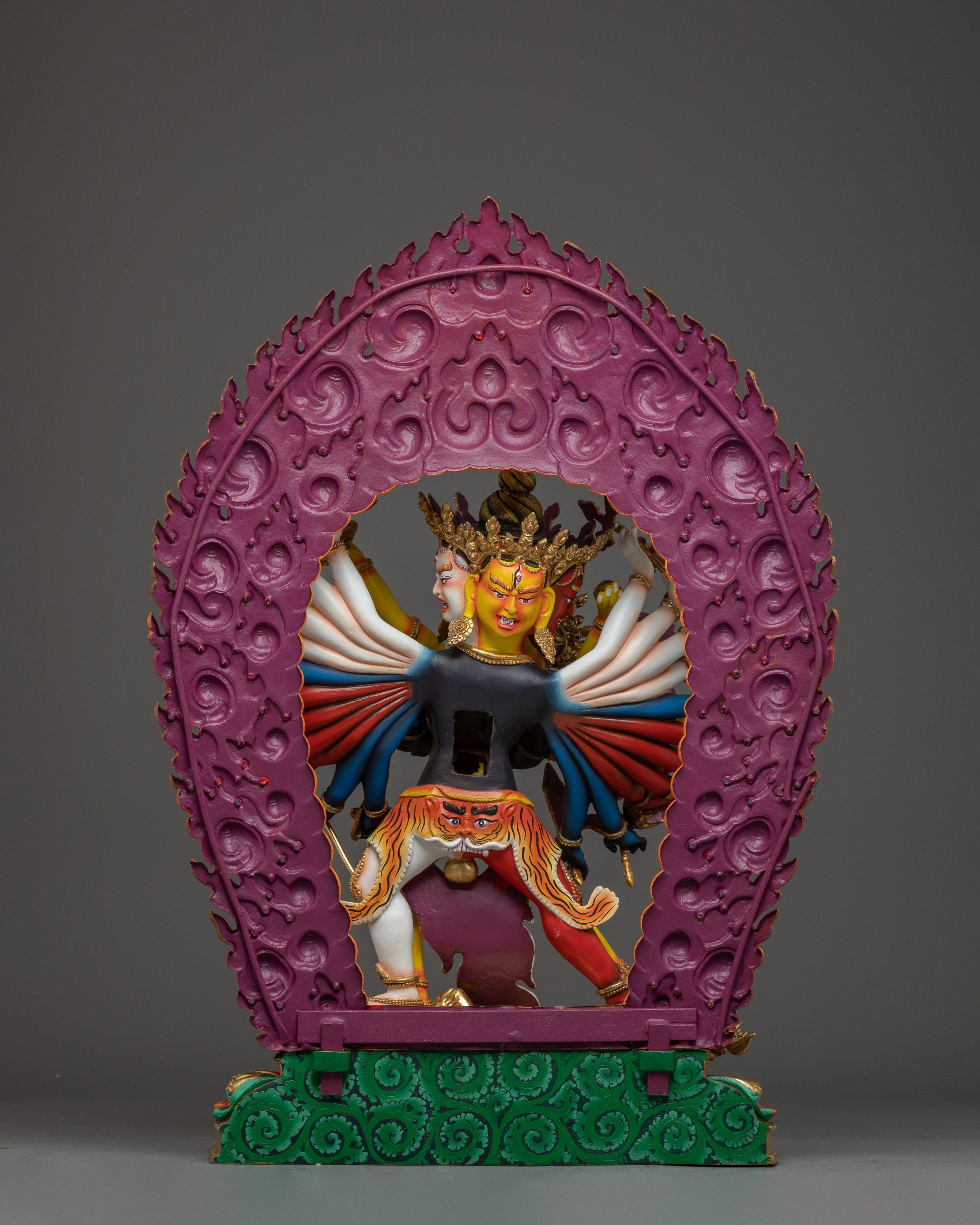 Chakrasambhara with Consort Colorful Statue | Traditional Artwork