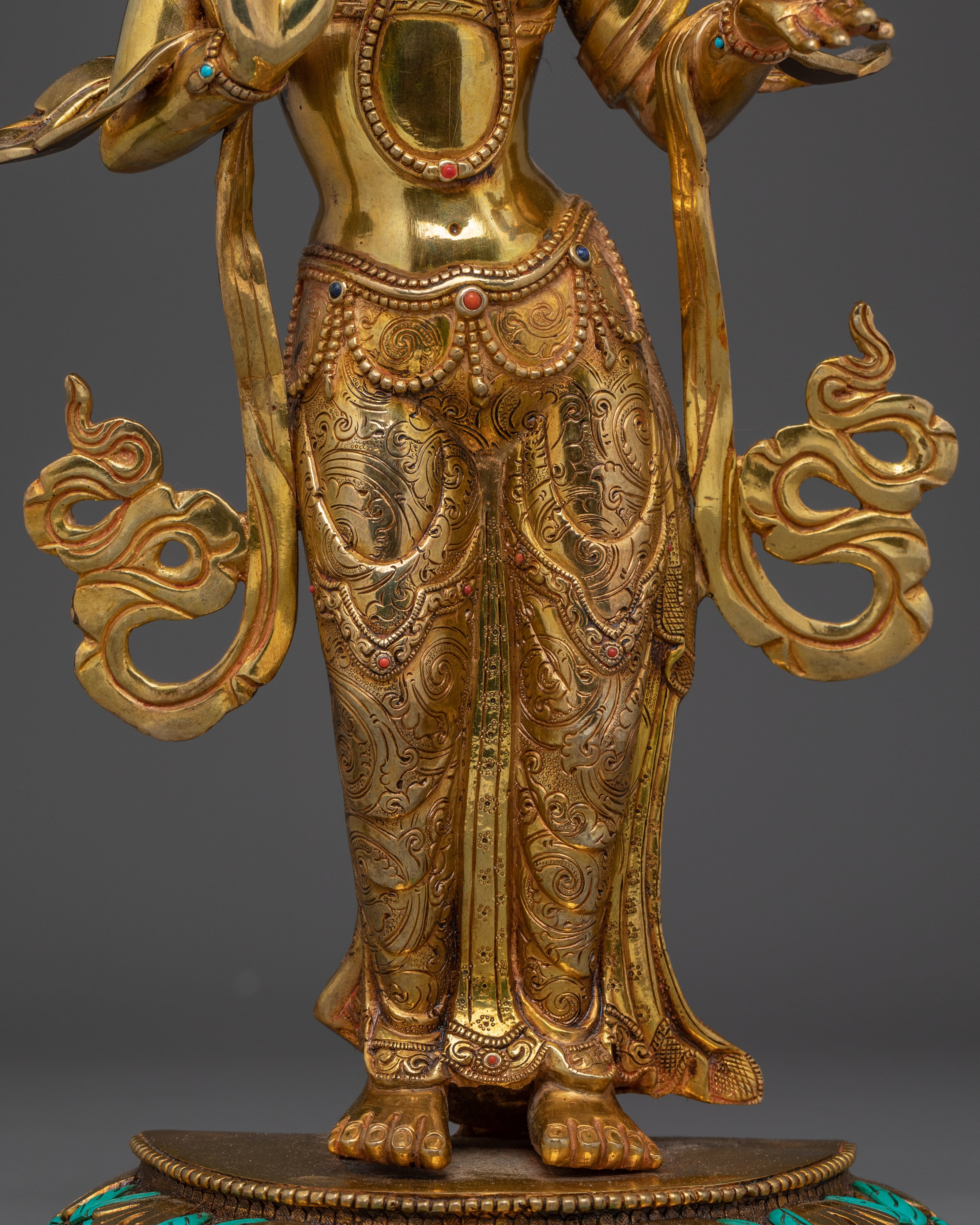 Guru Rinpoche Art, Founder of Vajrayana | Handcrafted Icon of Enlightened Power