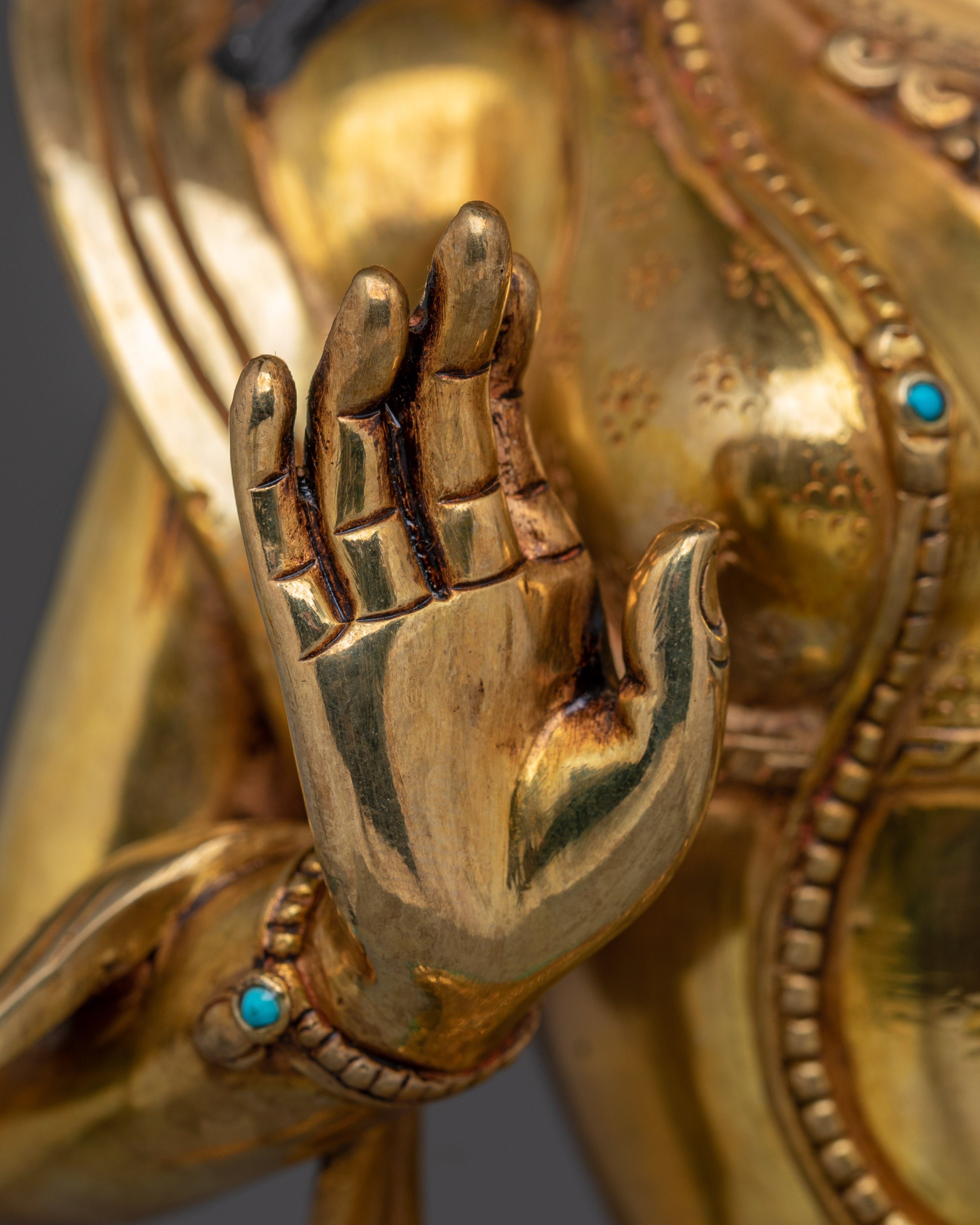Guru Rinpoche Art, Founder of Vajrayana | Handcrafted Icon of Enlightened Power