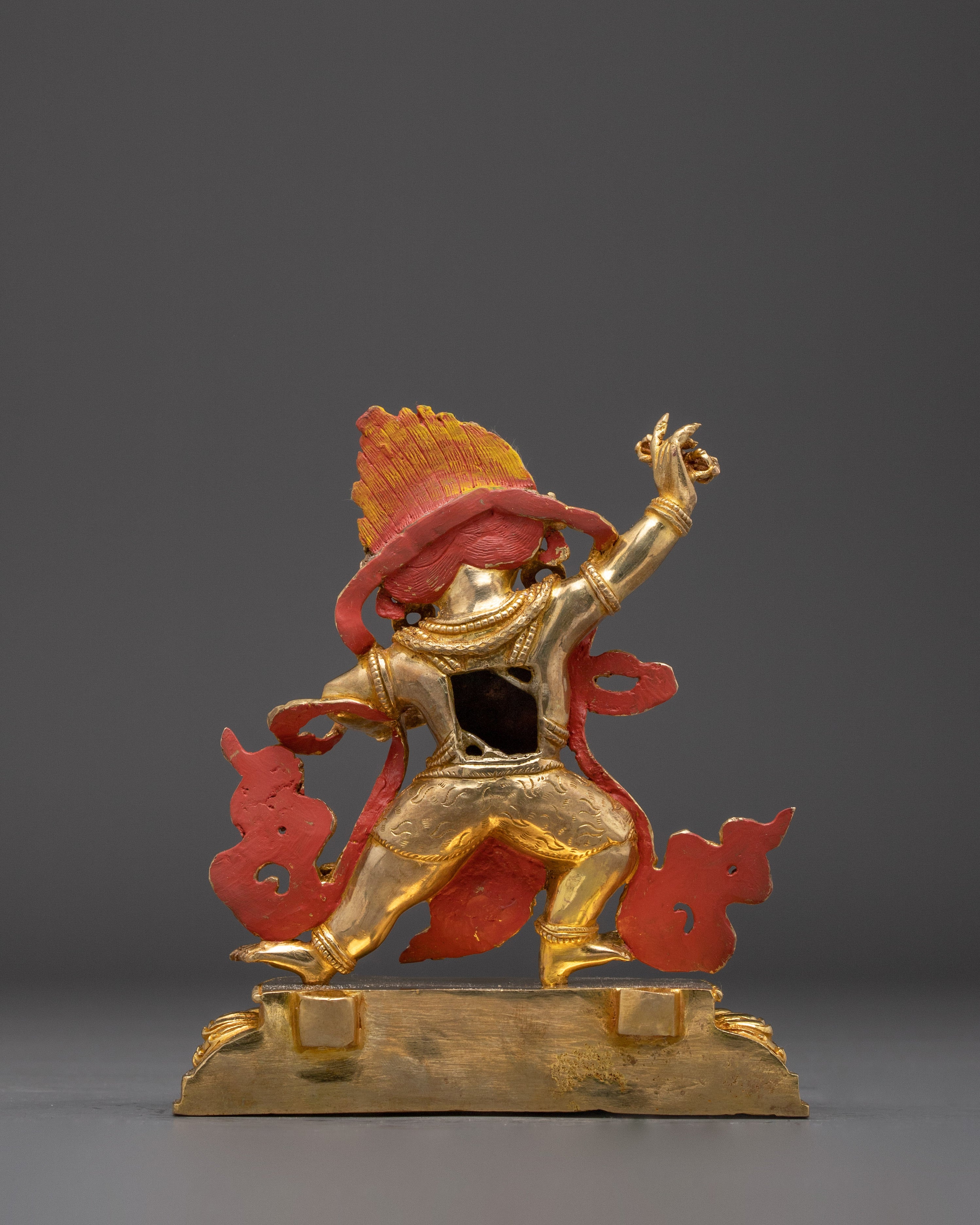 Tibetan Vajrapani Copper Figurine | Protector Deity Statue