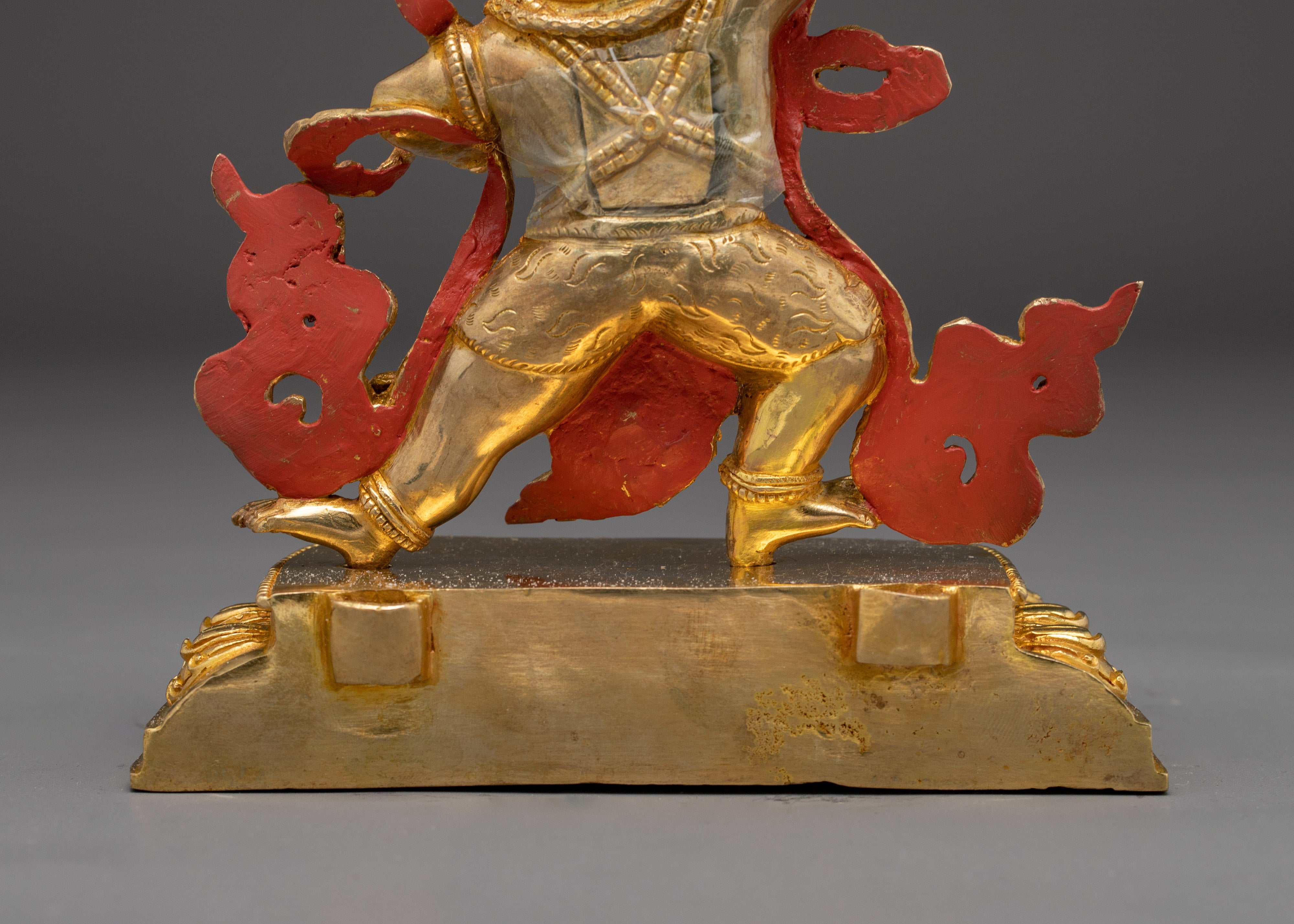 Tibetan Vajrapani Copper Figurine | Protector Deity Statue