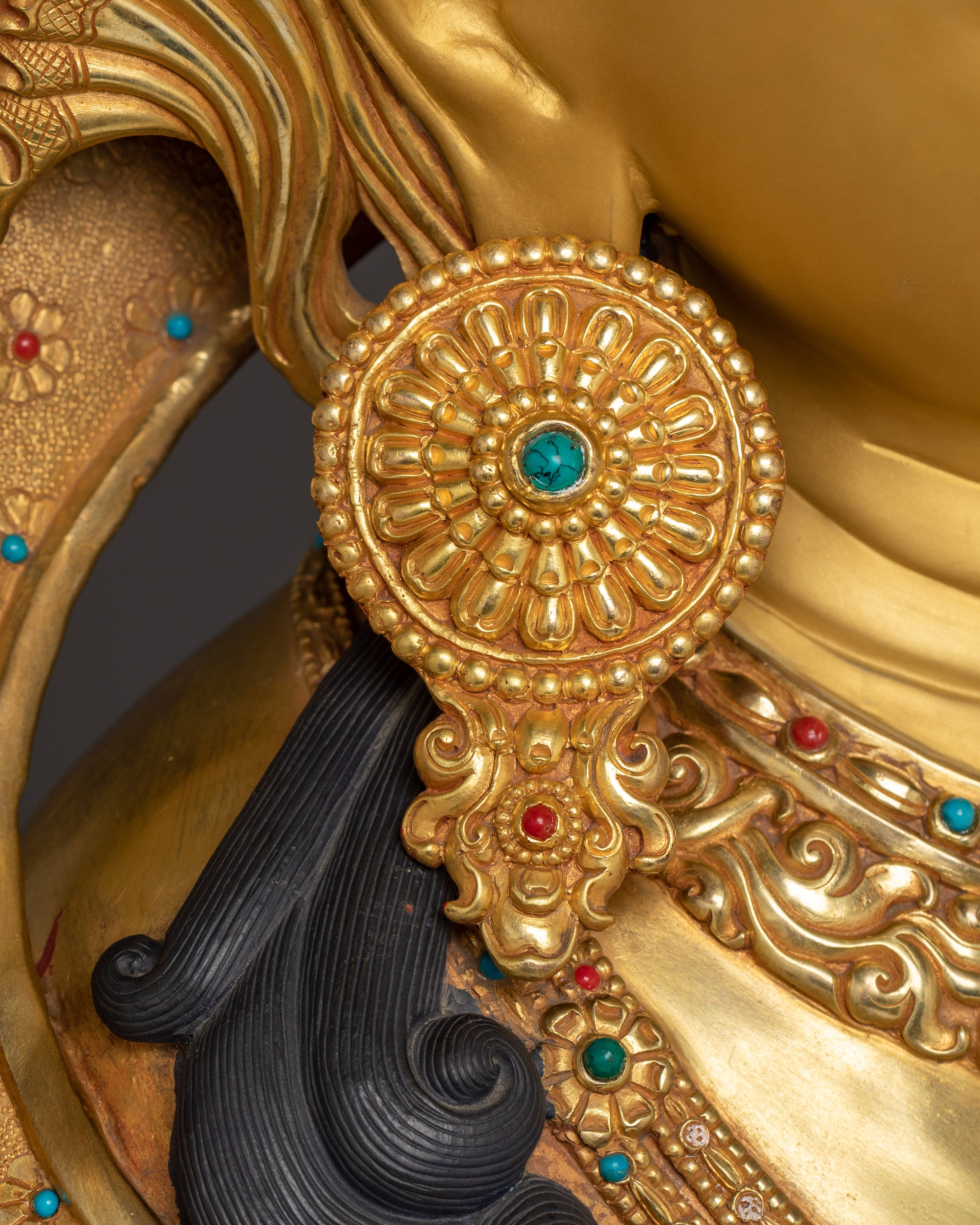 Divine Bodhisattva Green Tara Golden Art for Meditation and Decor