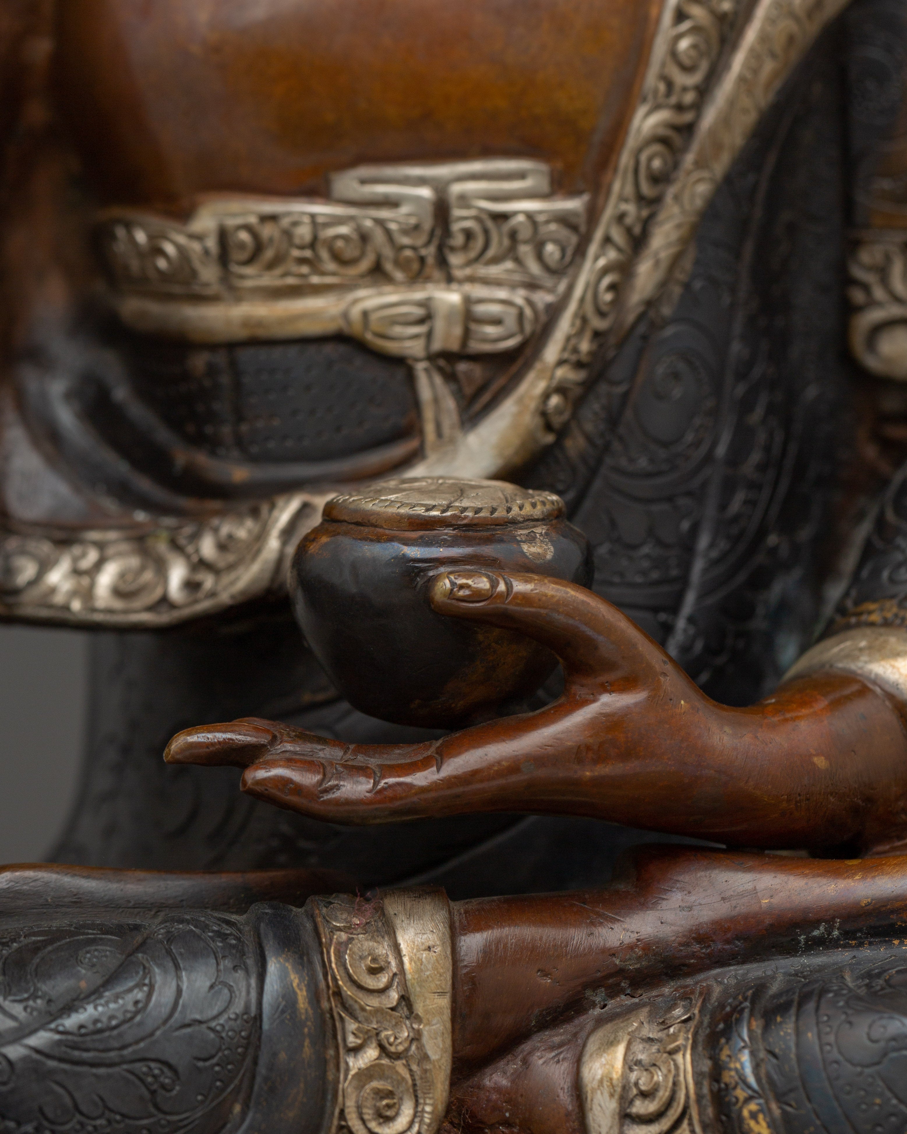 Copper Shakyamuni Buddha Statue for Decor
