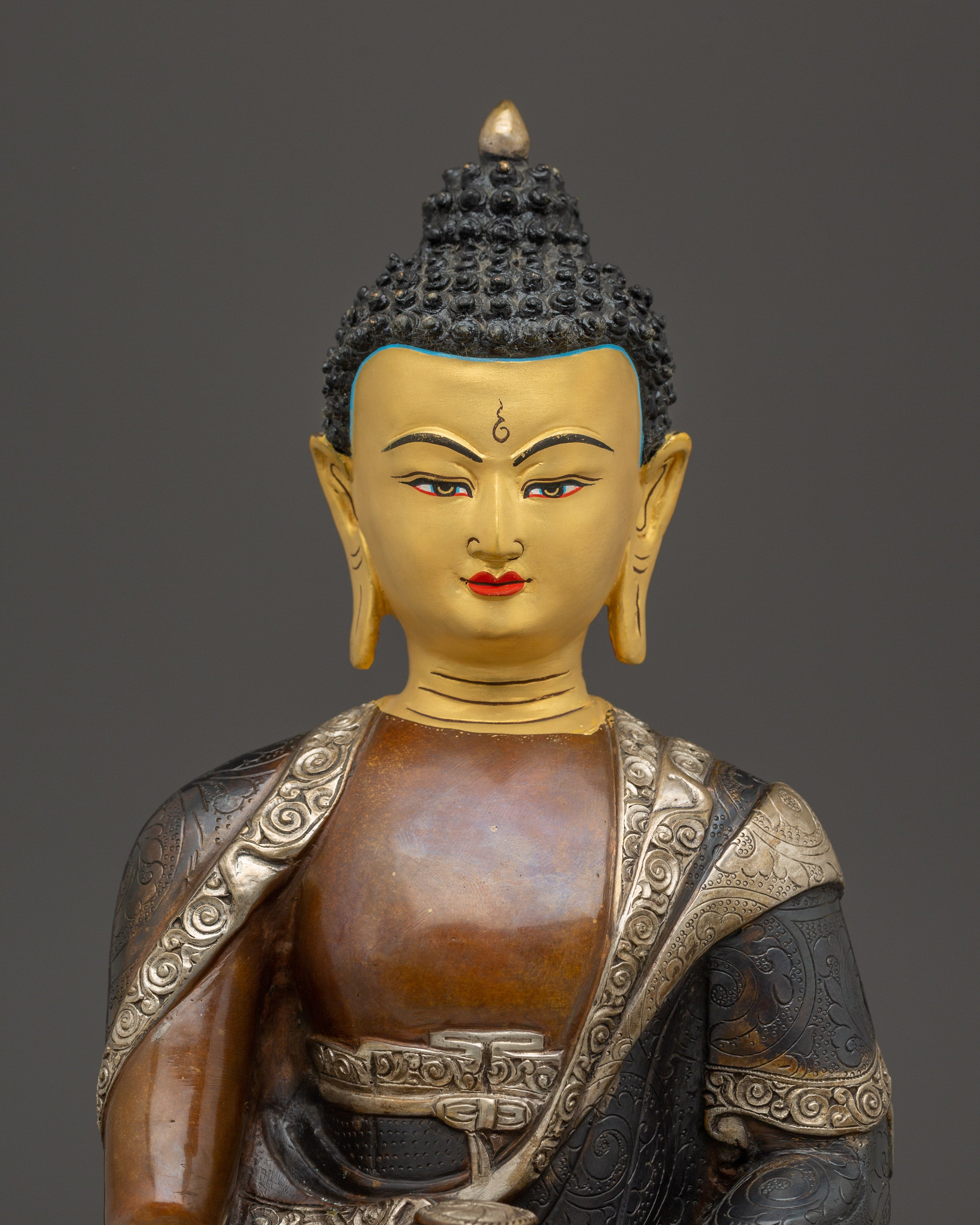 Copper Shakyamuni Buddha Statue for Decor