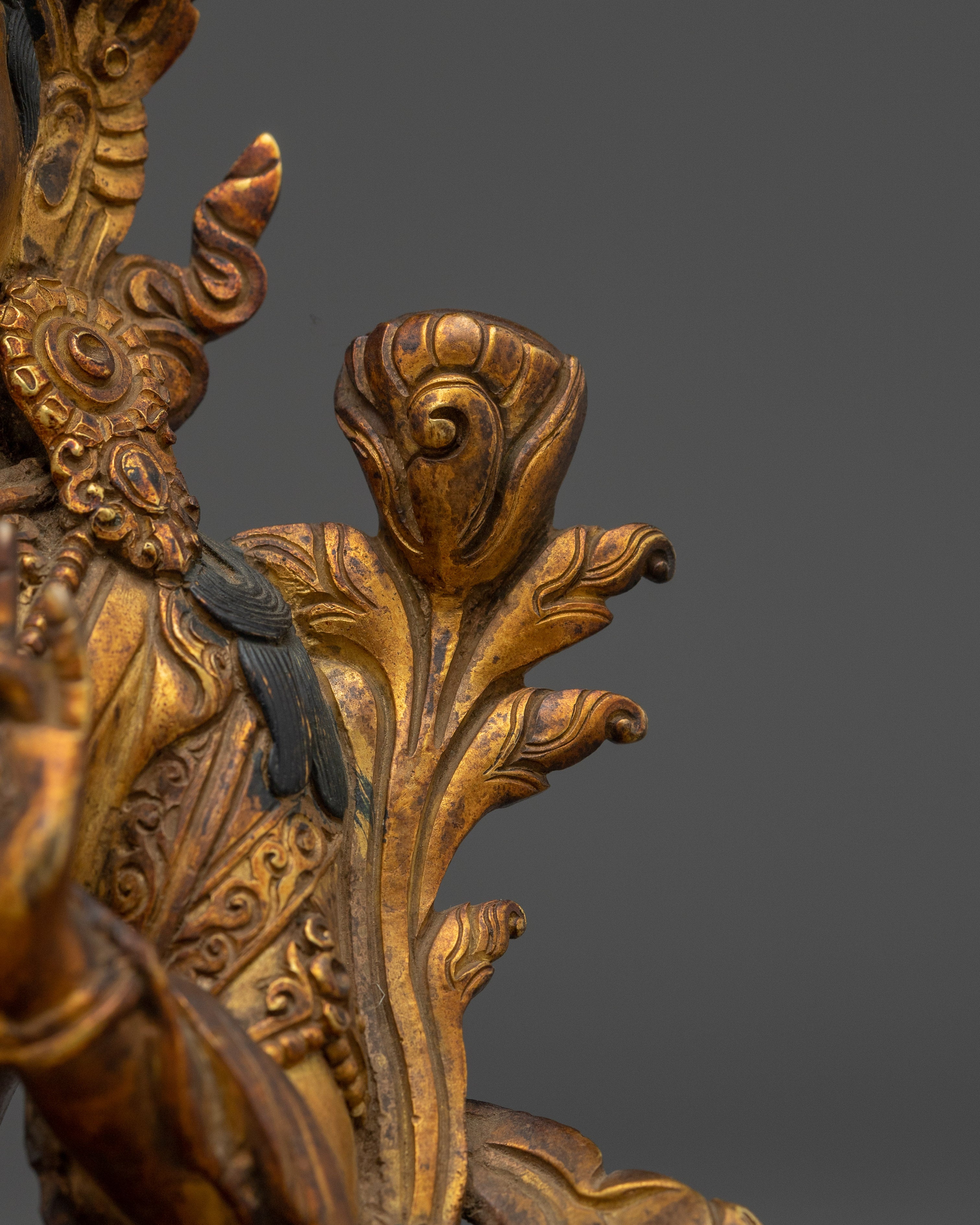 Green Tara Copper Body Sculpture | Bodhisattva of Compassion & Action