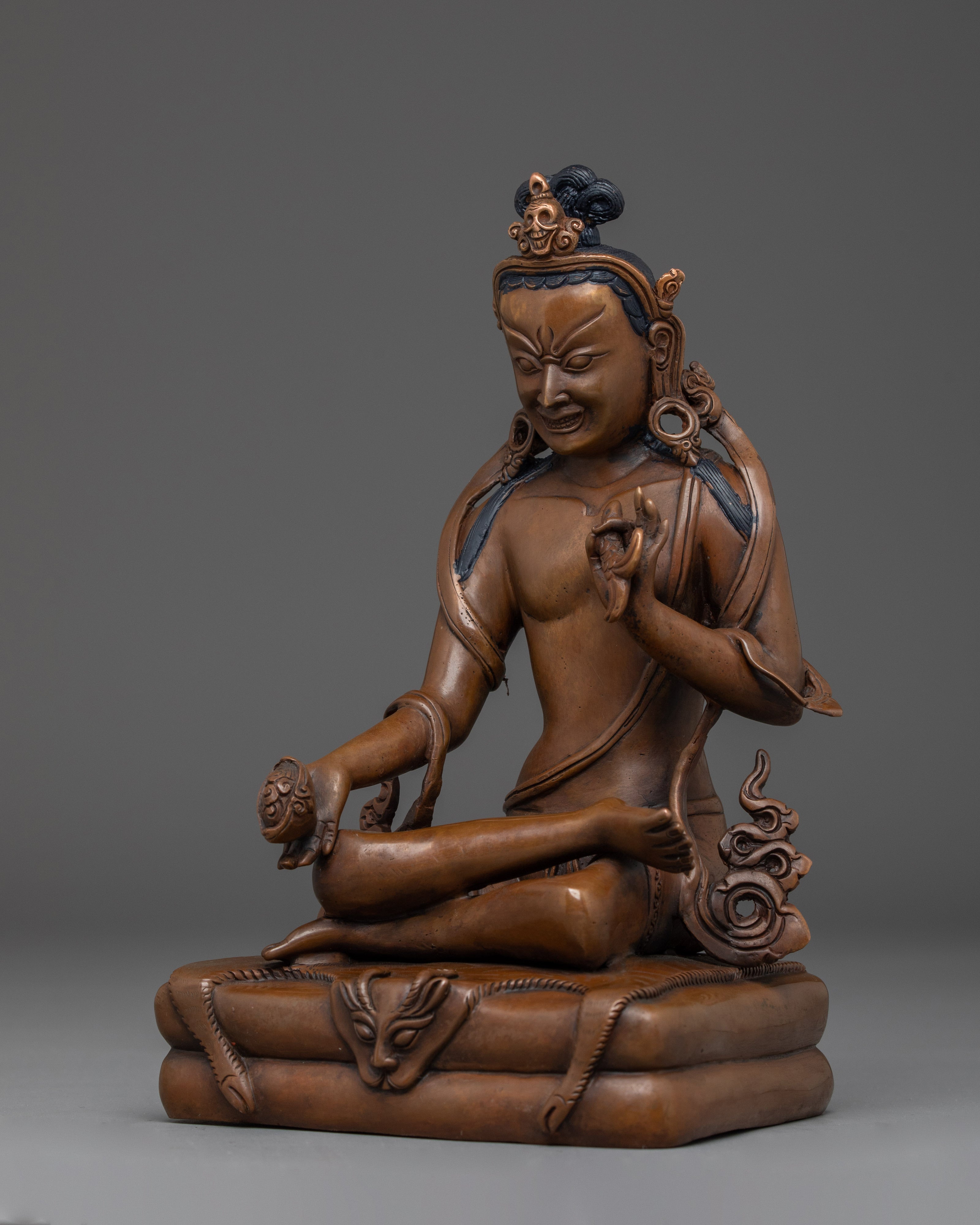 Copper Naropa Statue: Revered Buddhist Master