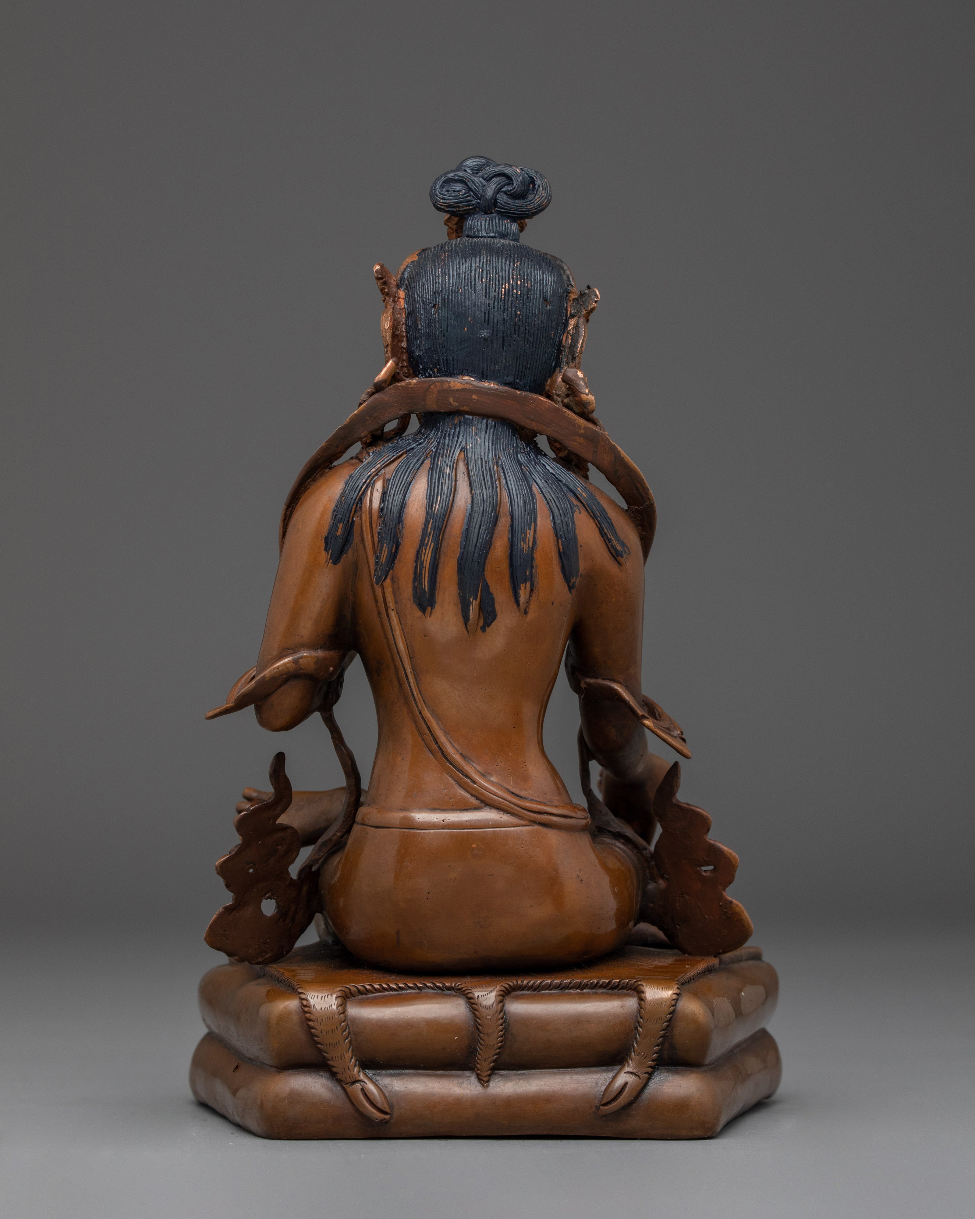 Copper Naropa Statue: Revered Buddhist Master