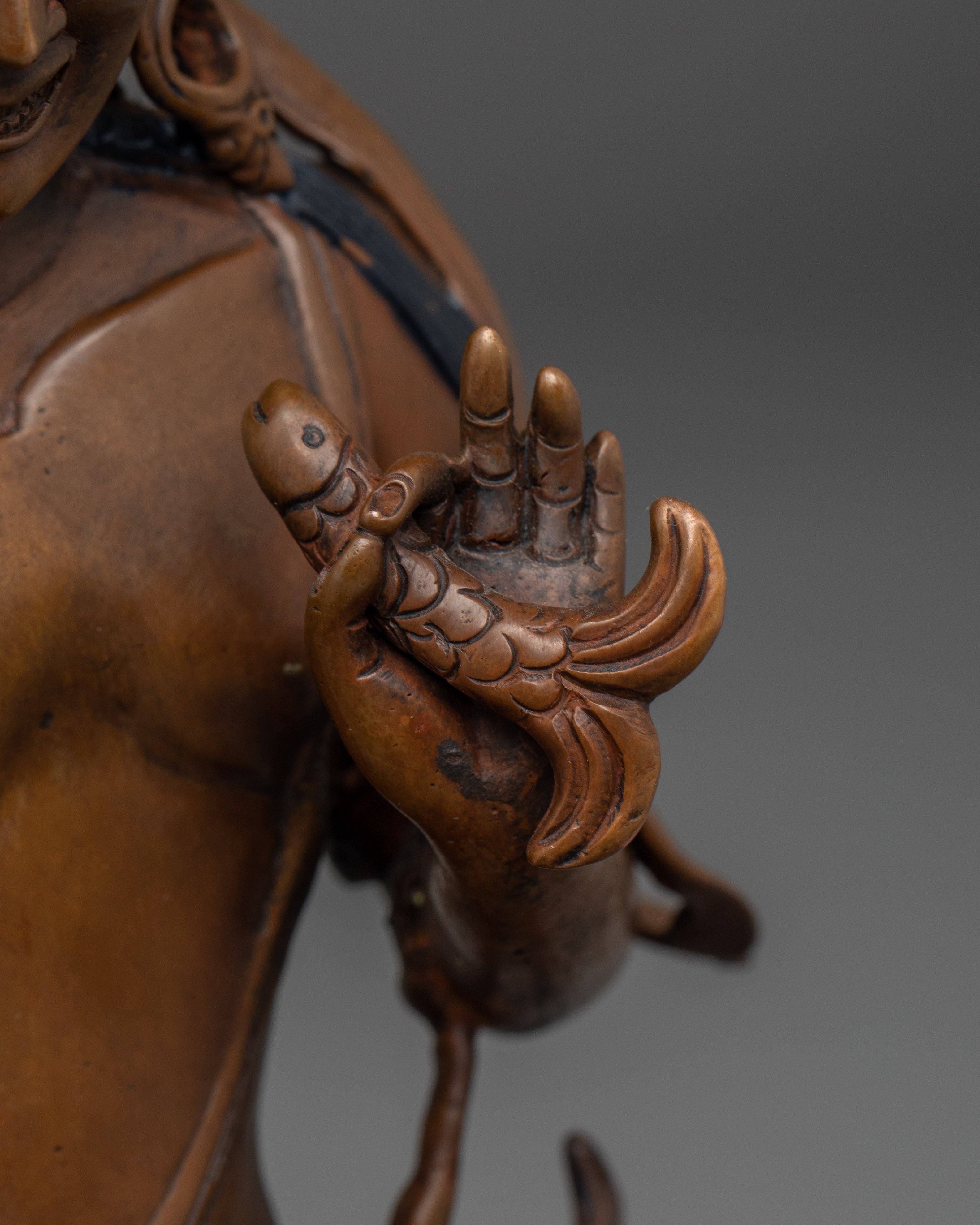 Copper Naropa Statue: Revered Buddhist Master