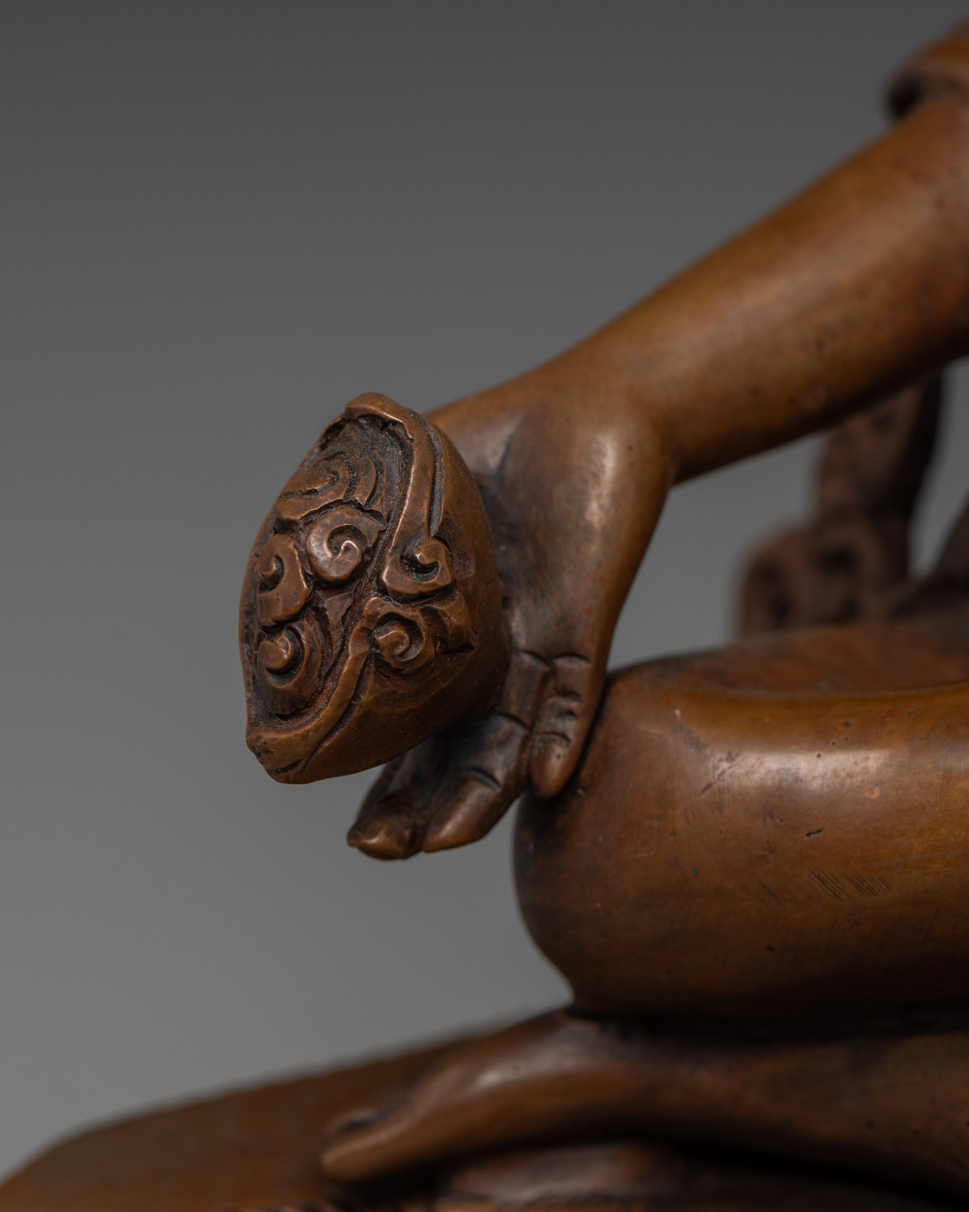 Copper Naropa Statue: Revered Buddhist Master