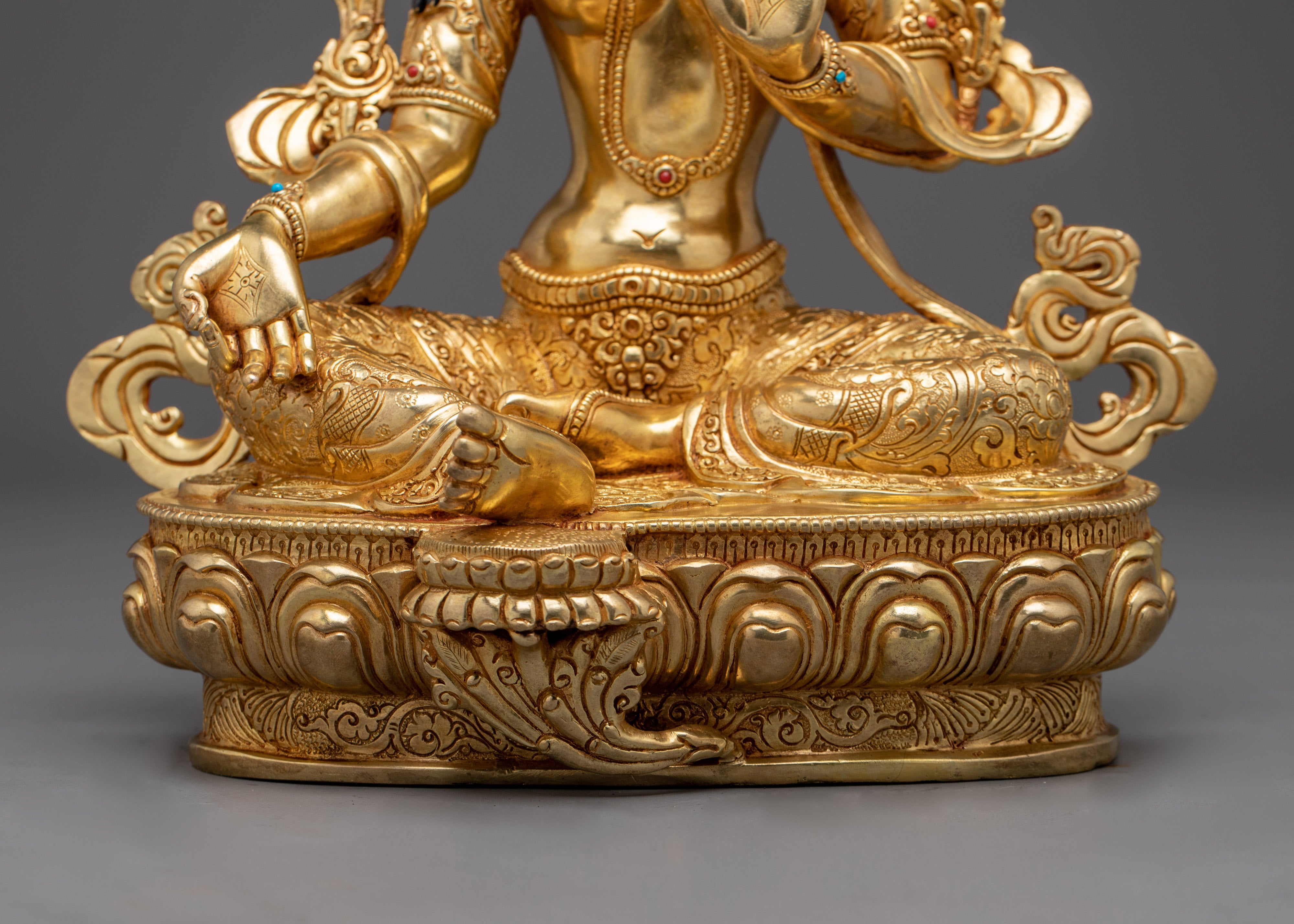 Green Tara Statue: The Buddhist Compassionate Goddess